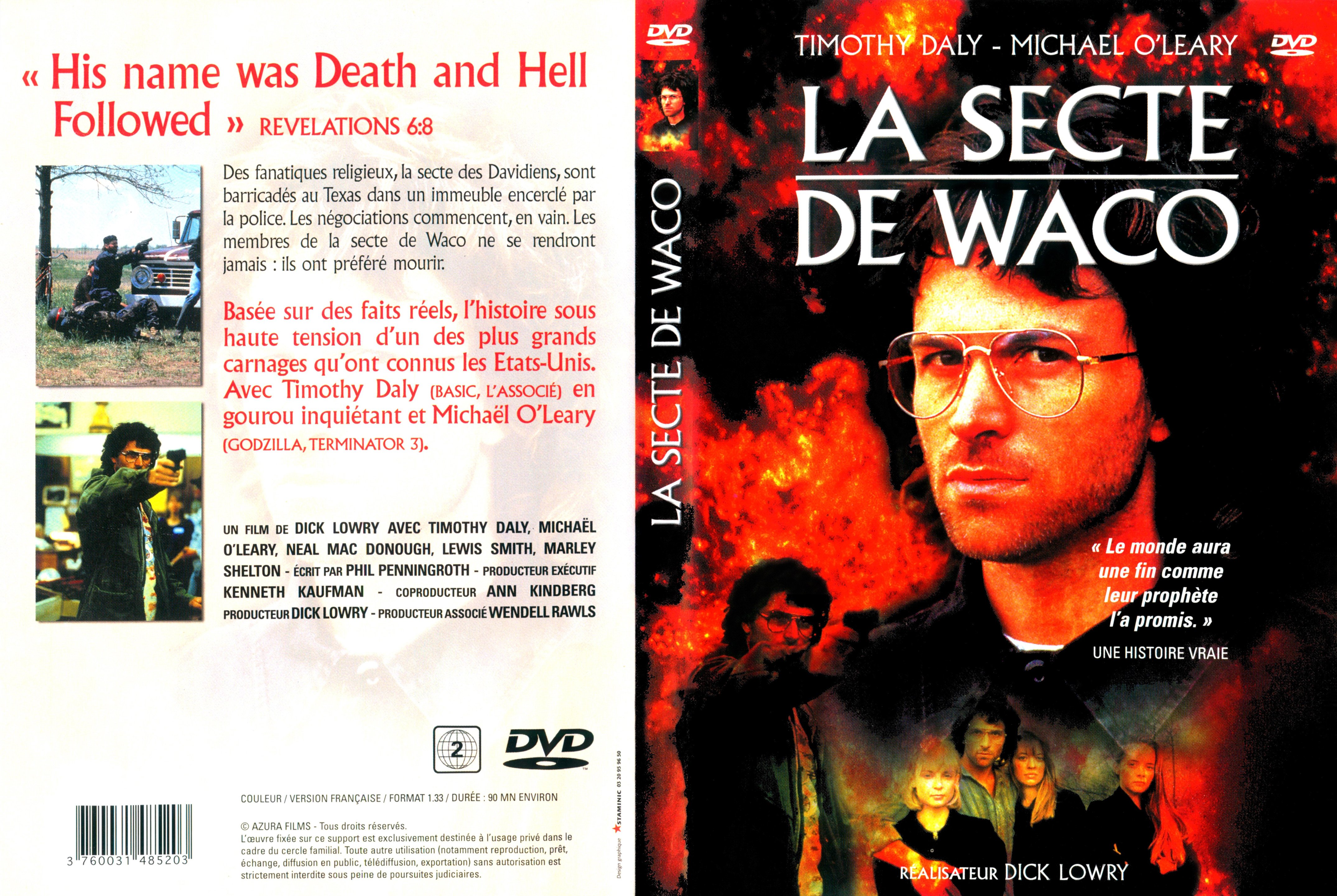 Jaquette DVD La secte de Waco