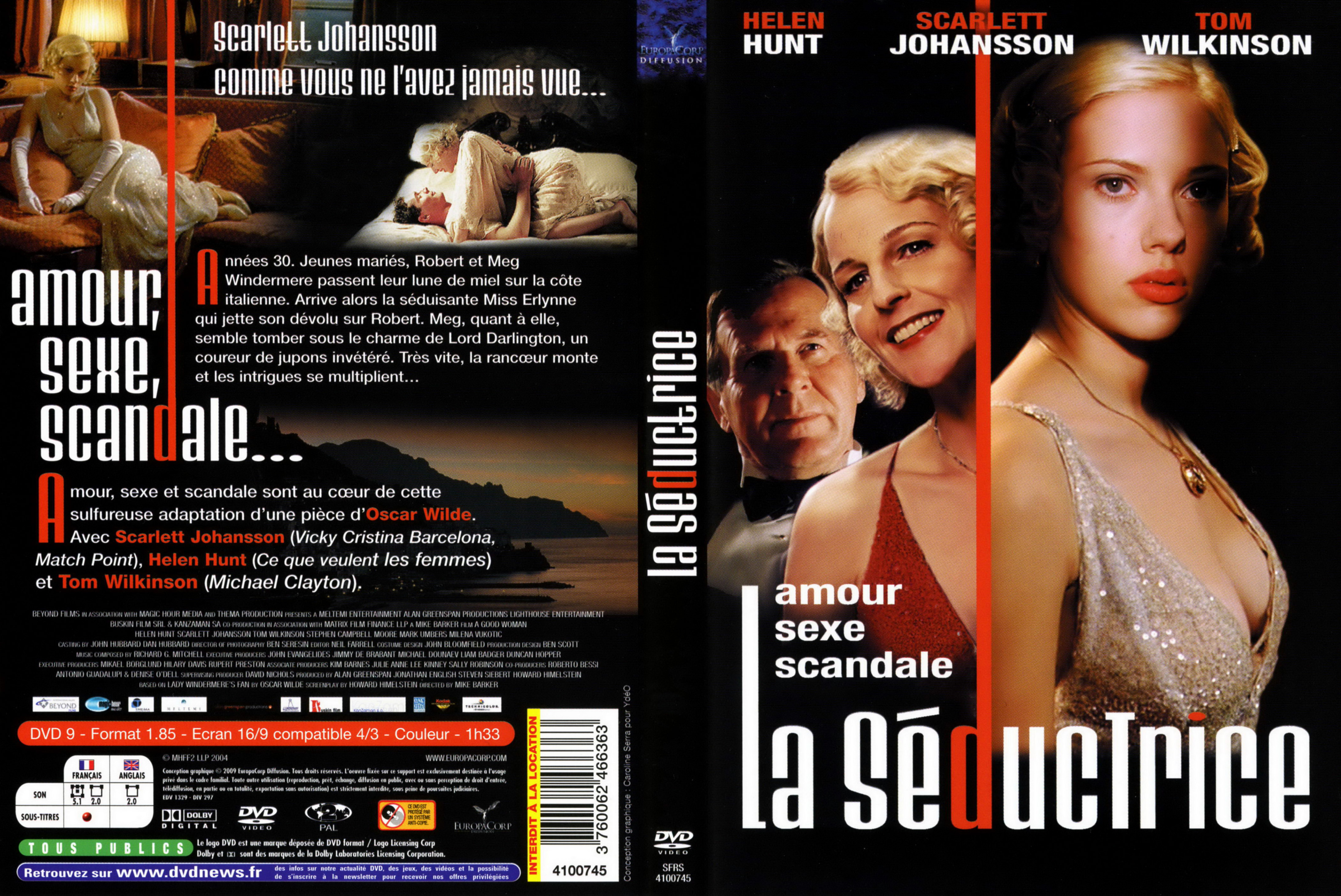 Jaquette DVD La sductrice