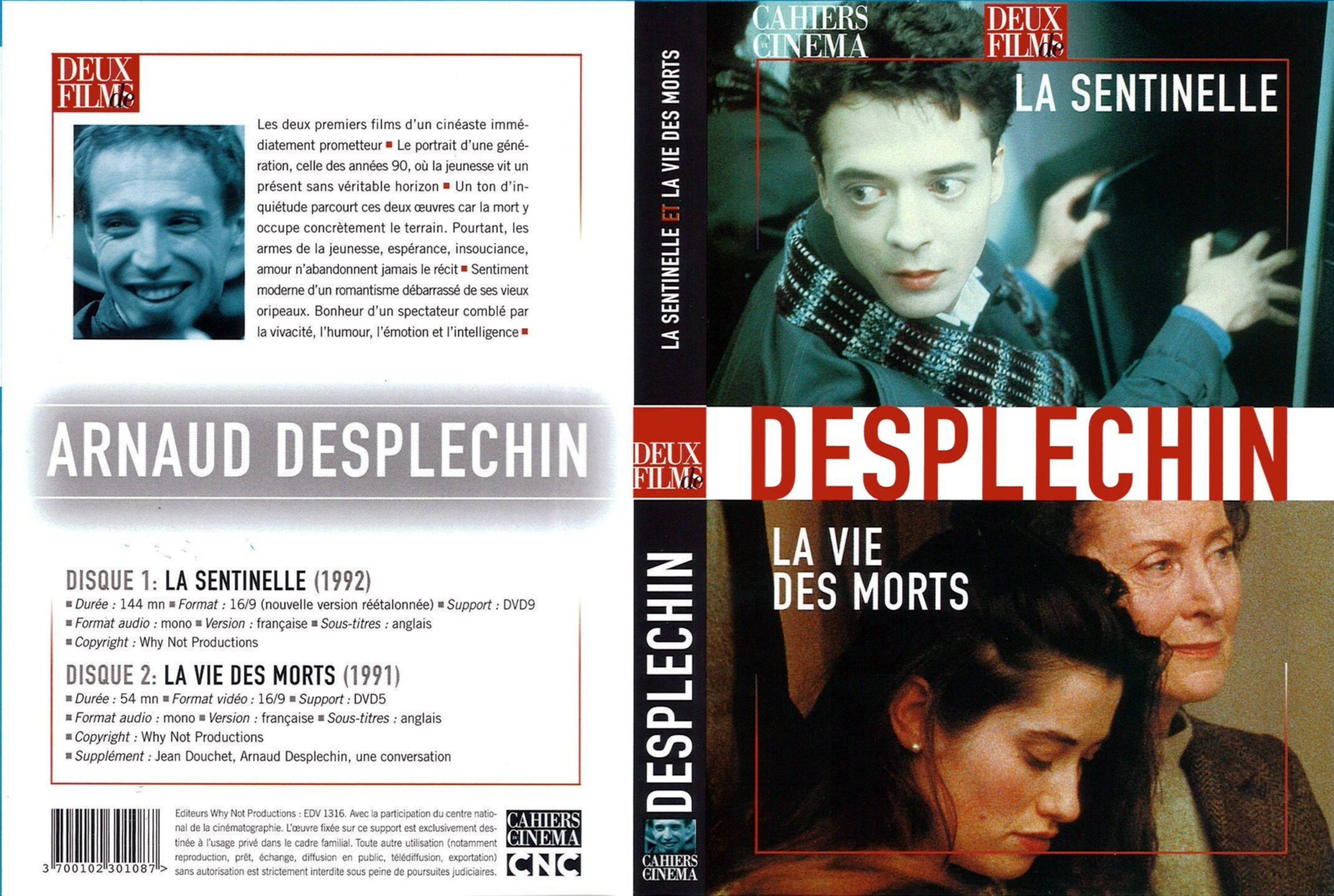 Jaquette DVD La sentinelle + La vie des morts