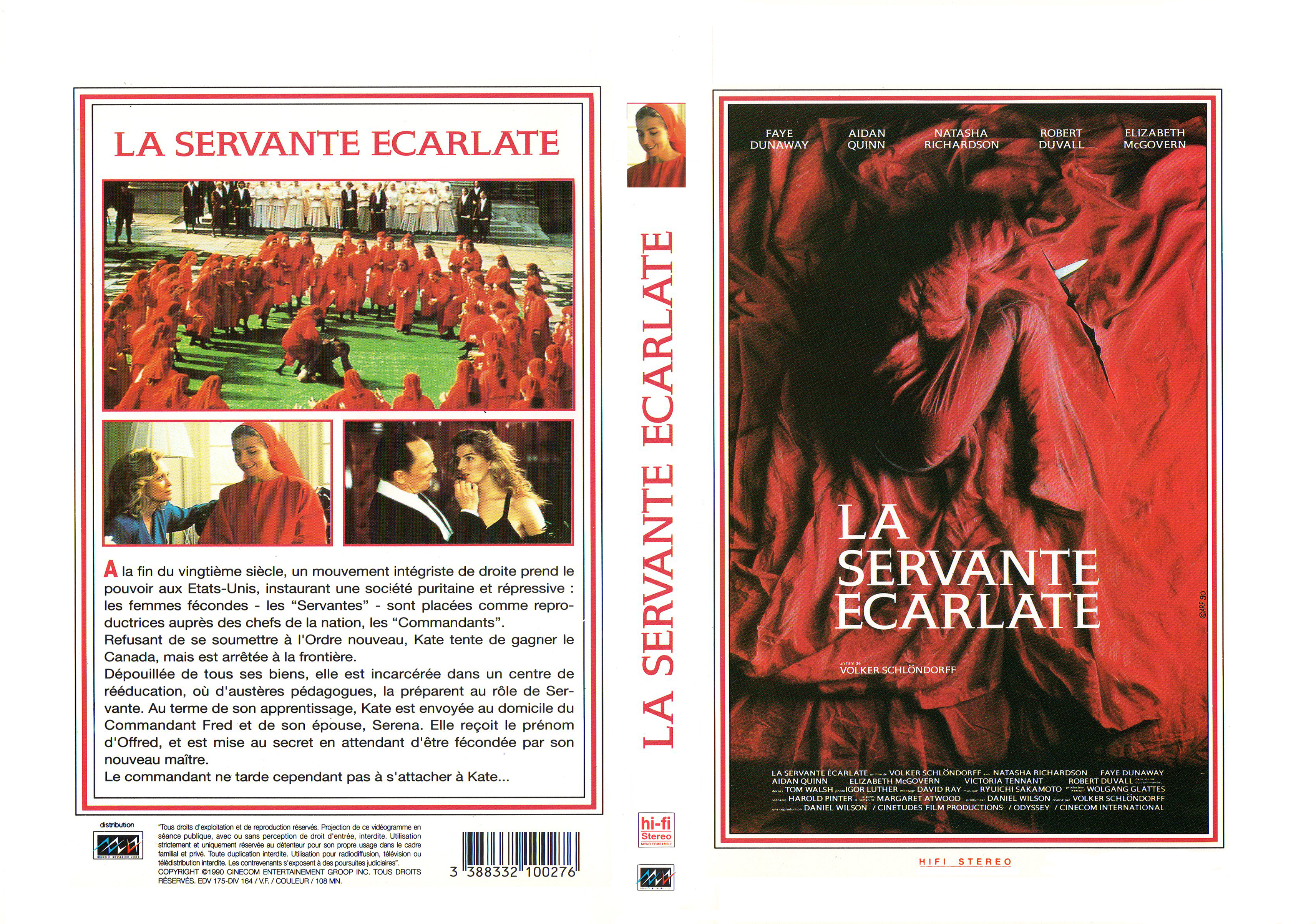 Jaquette DVD La servante carlate