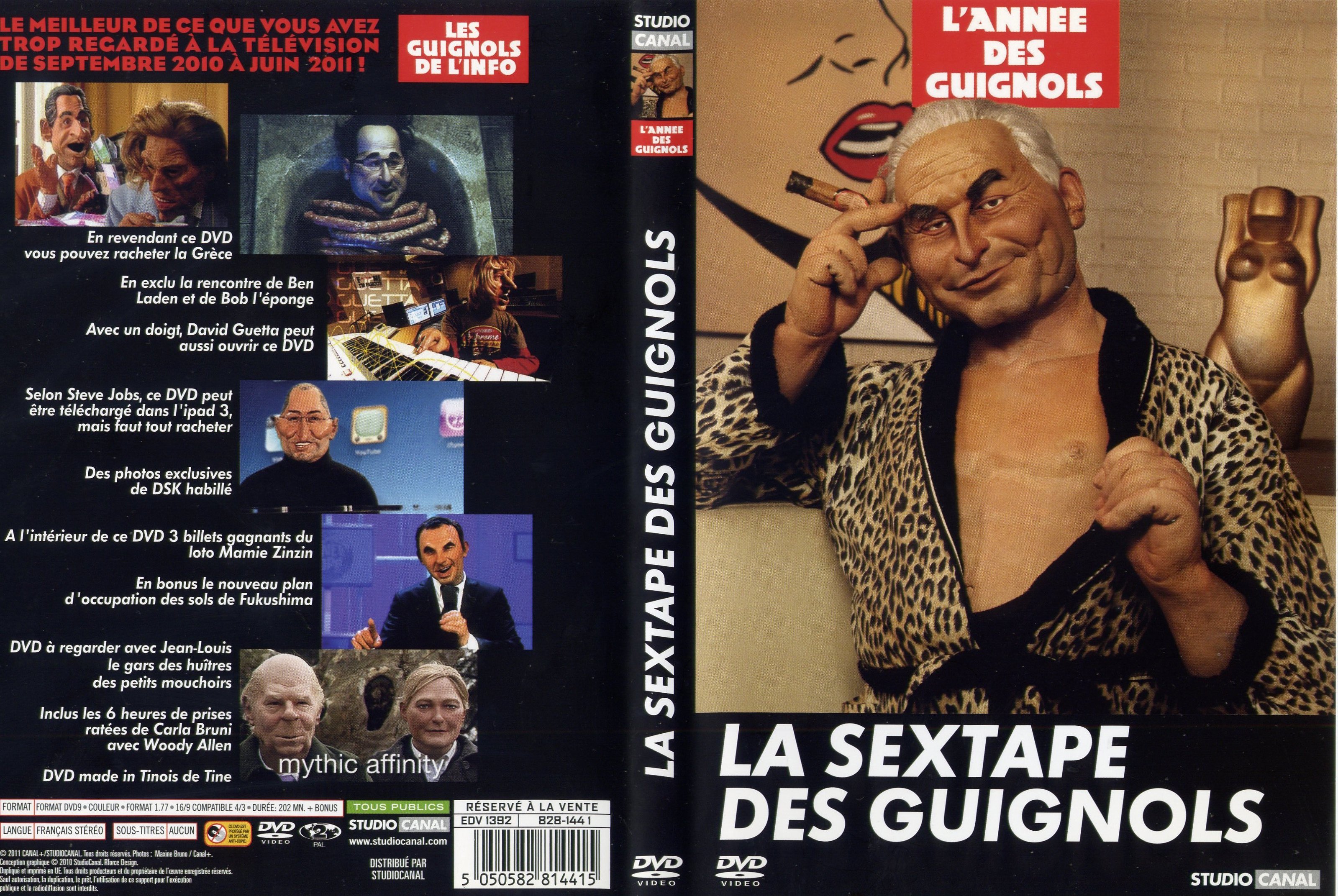 Jaquette DVD La sextape des guignols