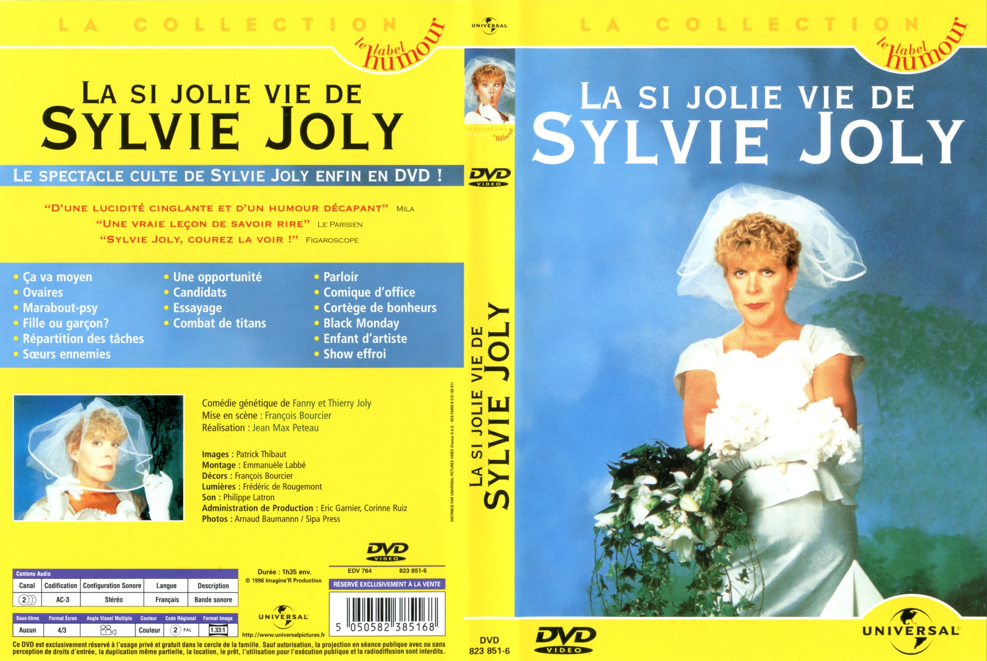 Jaquette DVD La si jolie vie de Sylvie Jolie