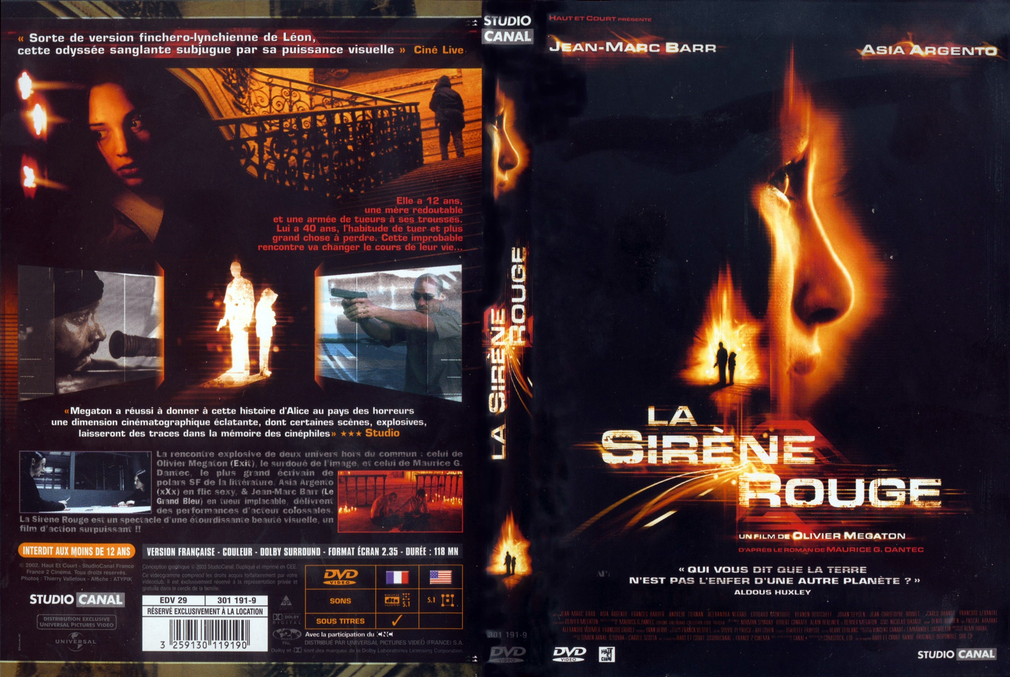 Jaquette DVD La sirene rouge