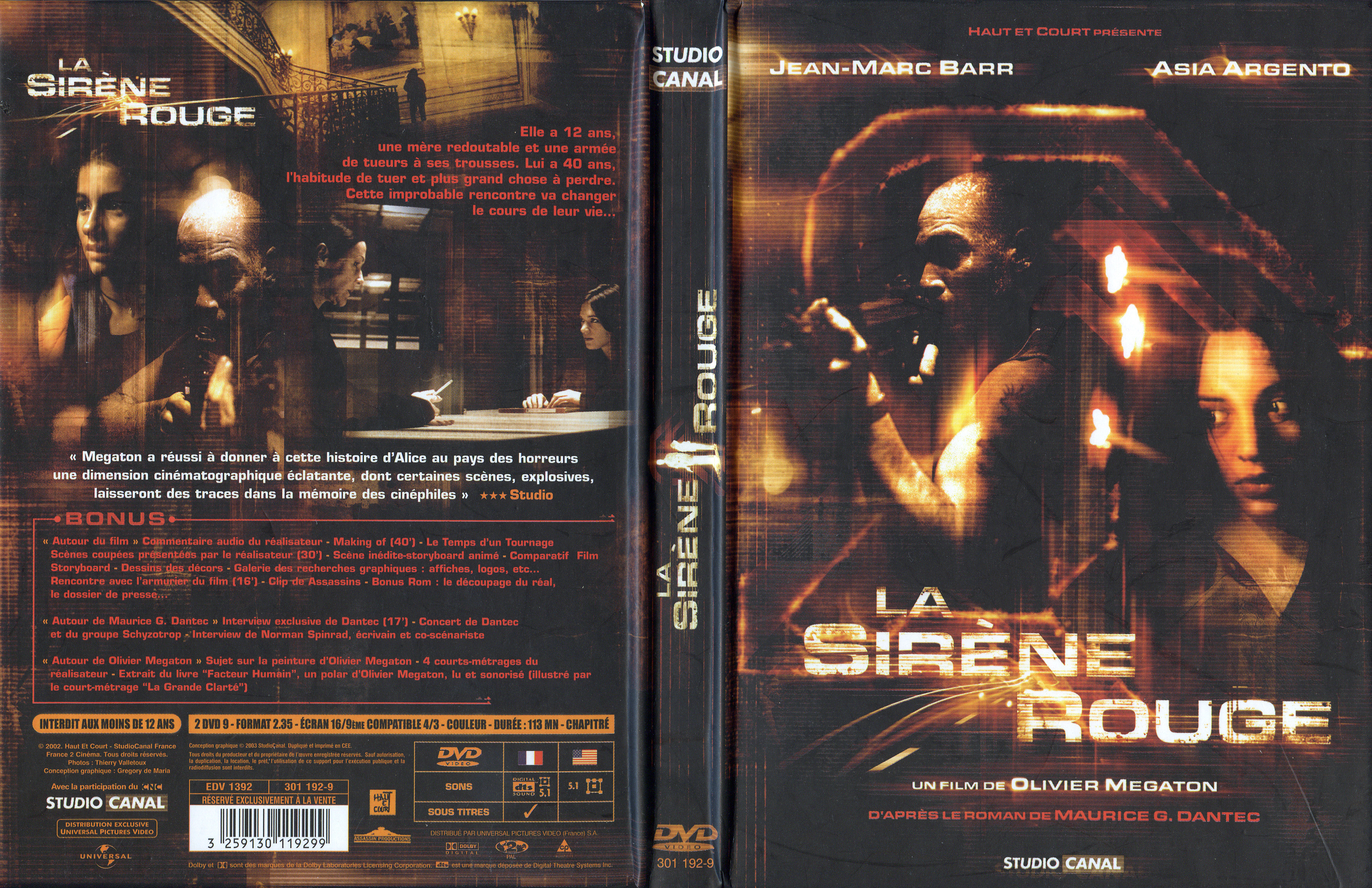 Jaquette DVD La sirne rouge v2