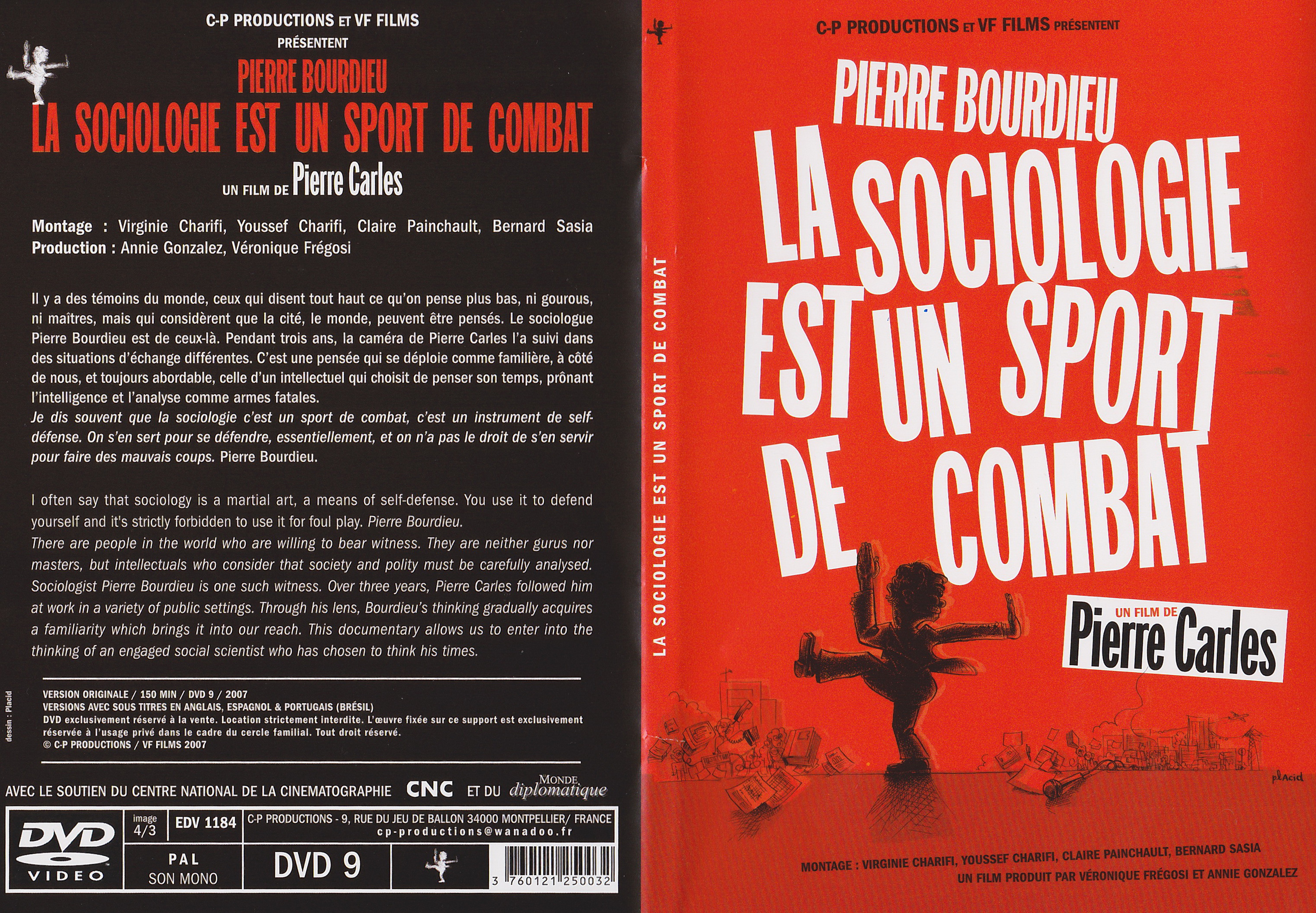 Jaquette DVD La sociologie est un sport de combat