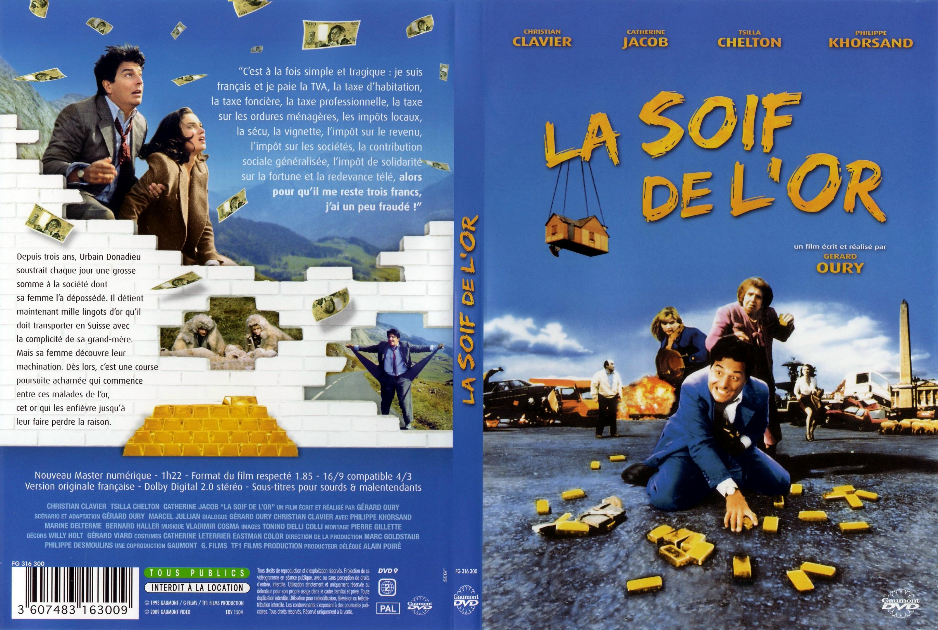 Jaquette DVD La soif de l