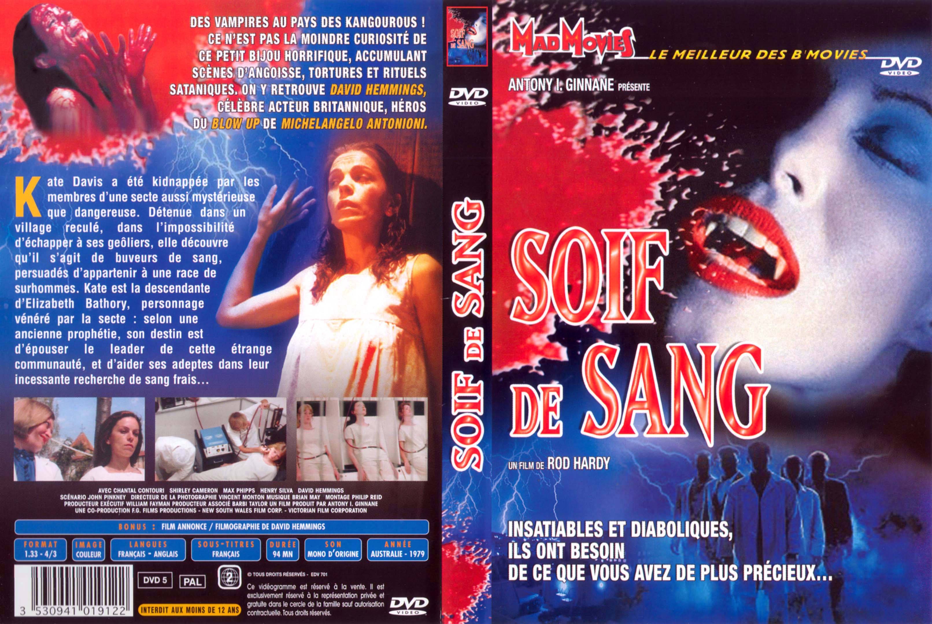 Jaquette DVD La soif de sang