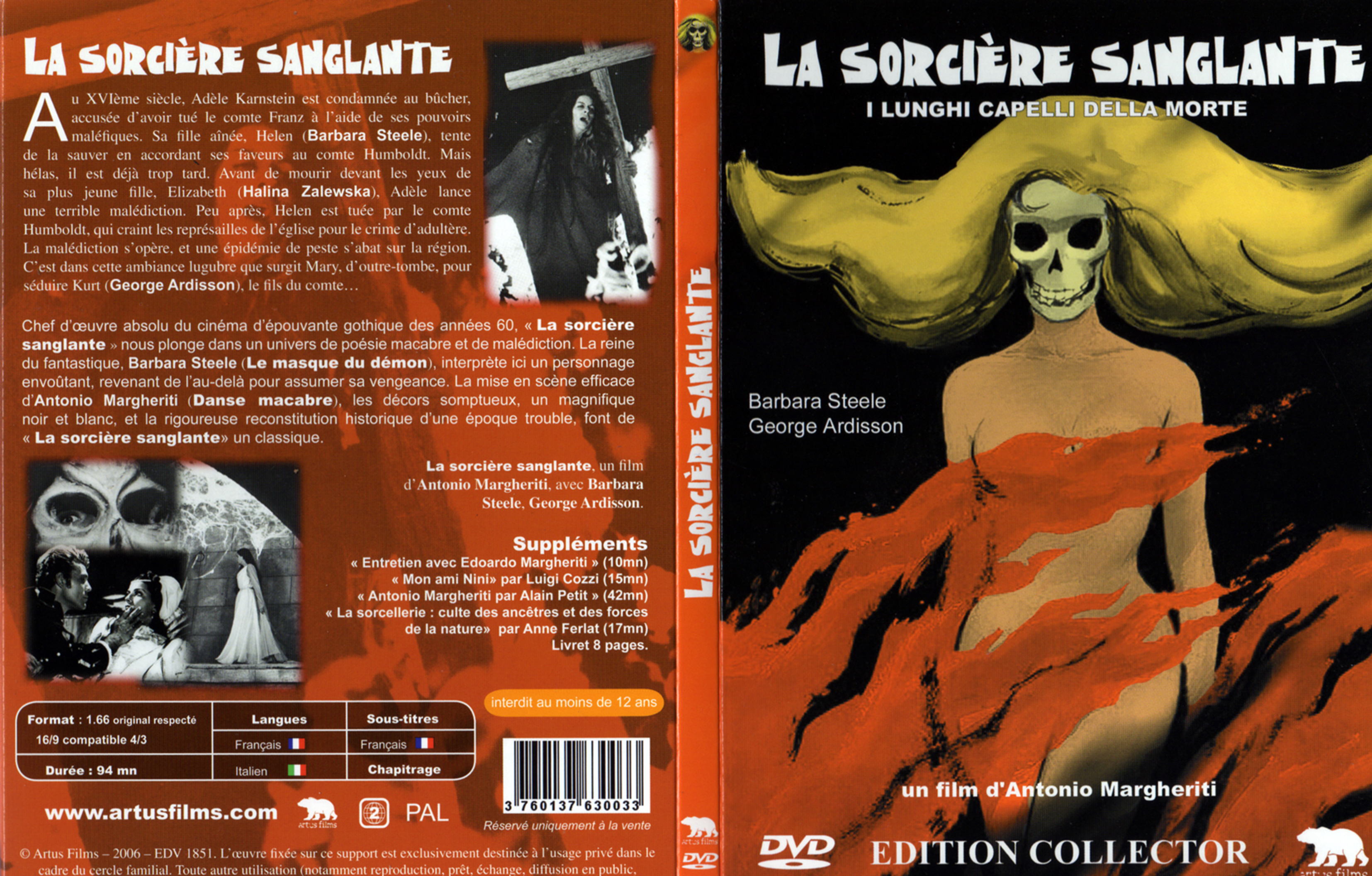 Jaquette DVD La sorcire sanglante