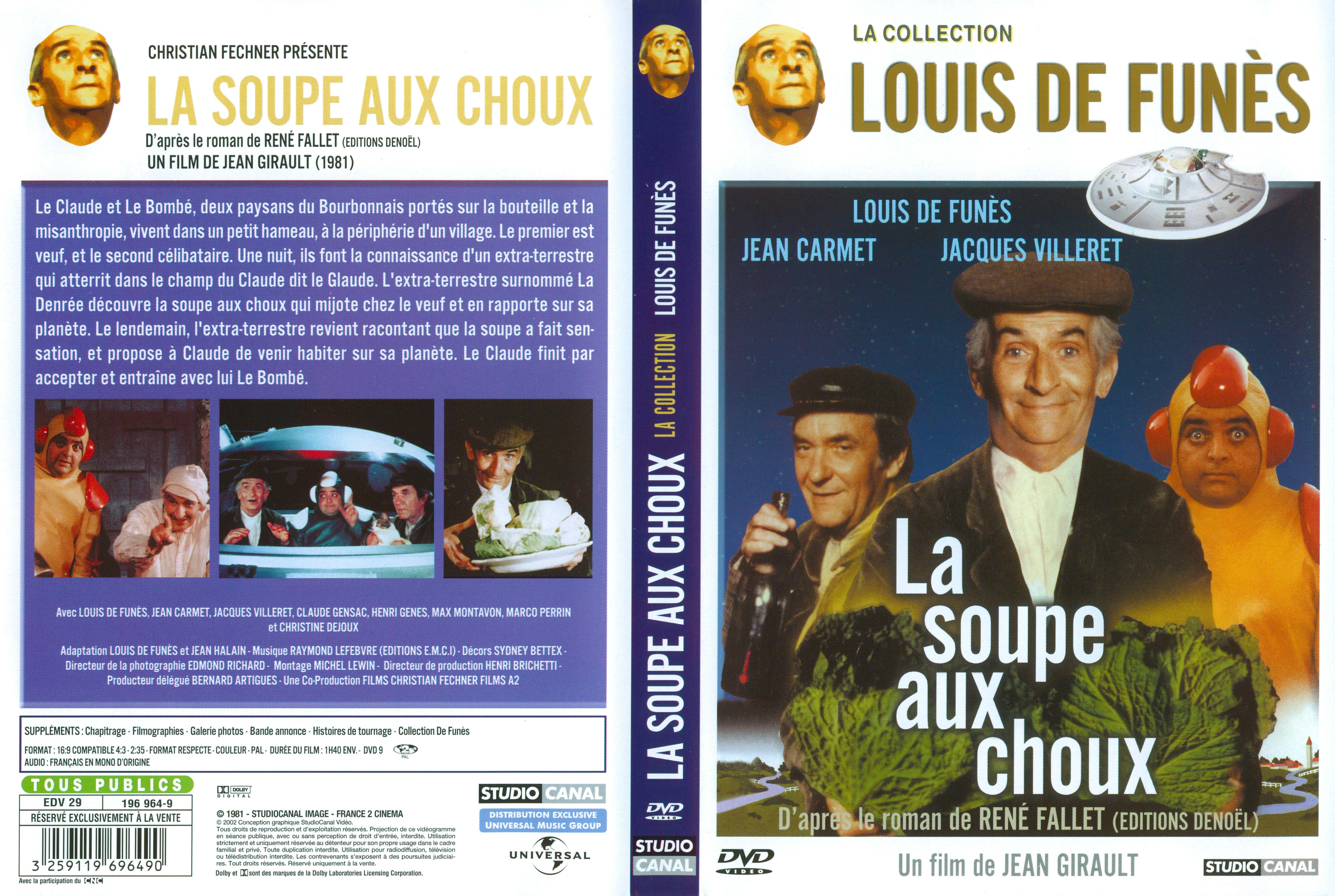 Jaquette DVD La soupe aux choux