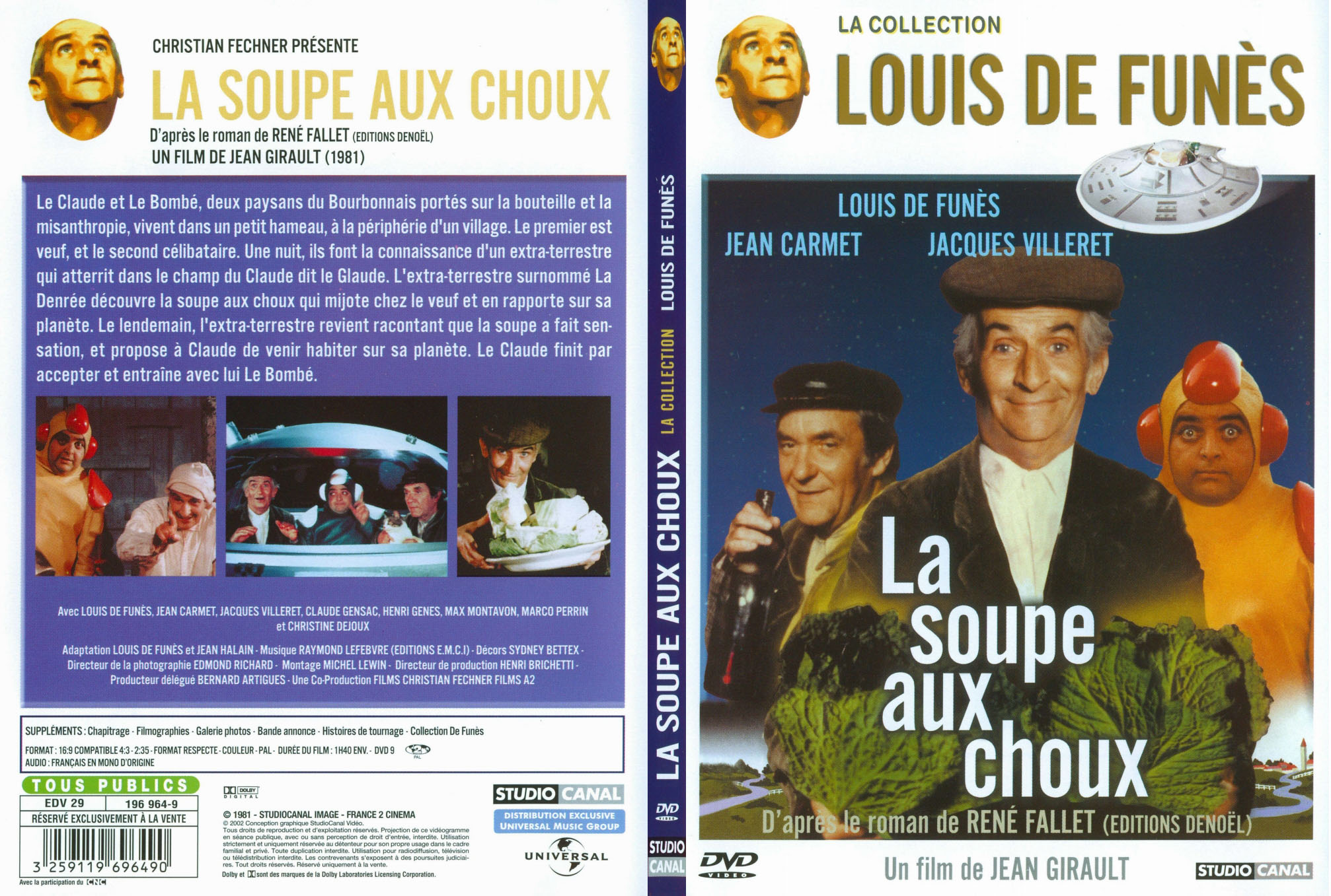 Jaquette DVD La soupe aux choux - SLIM
