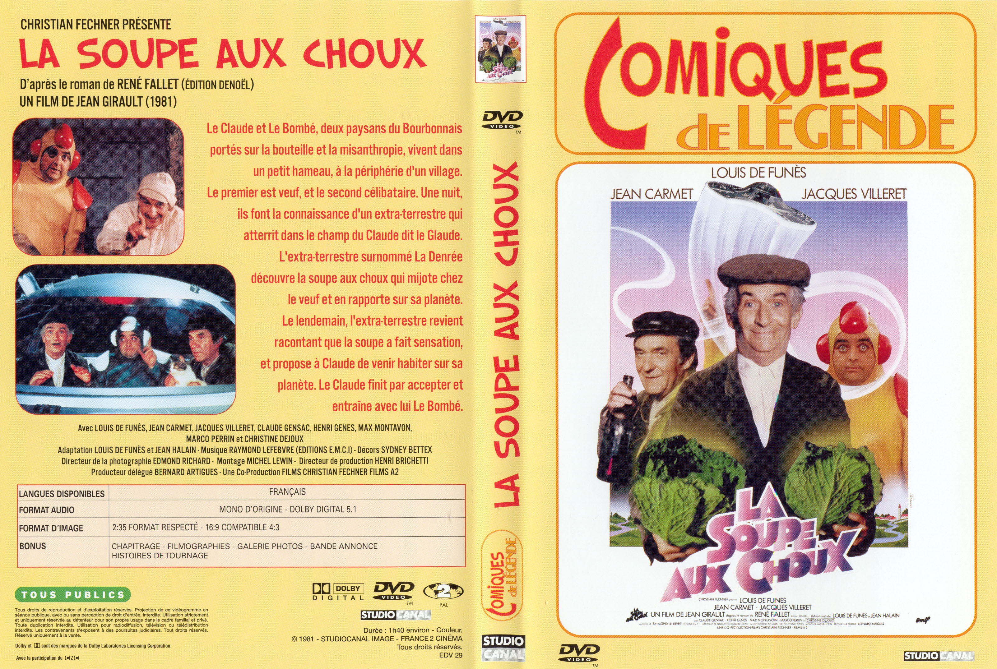 Jaquette DVD La soupe aux choux v2