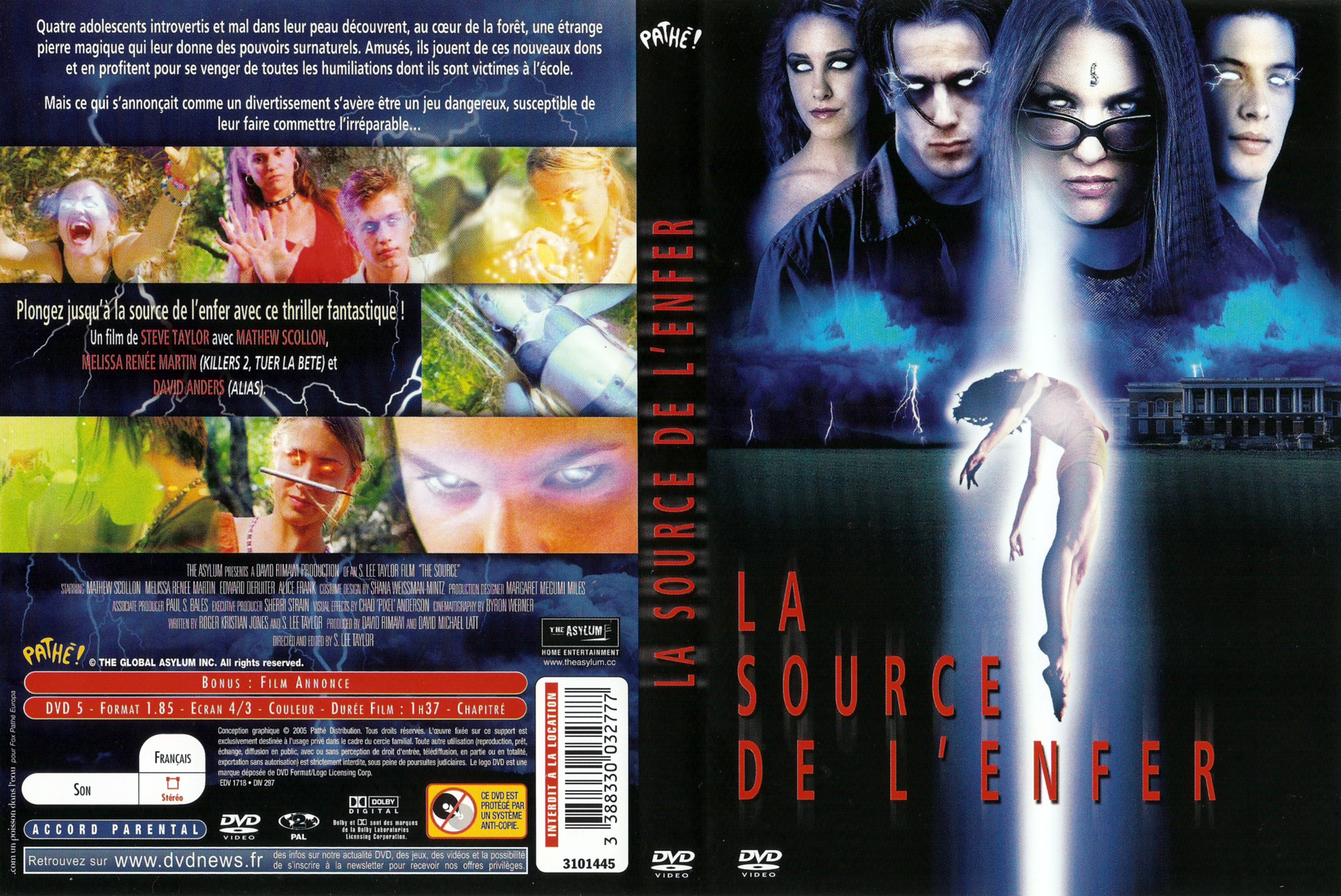 Jaquette DVD La source de l