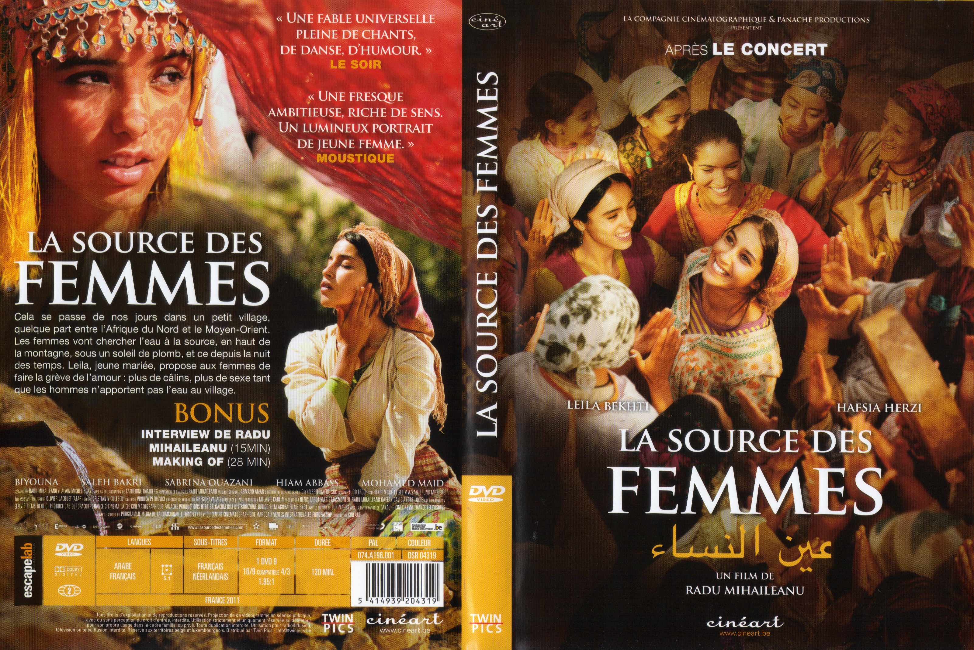 Jaquette DVD La source des femmes v3