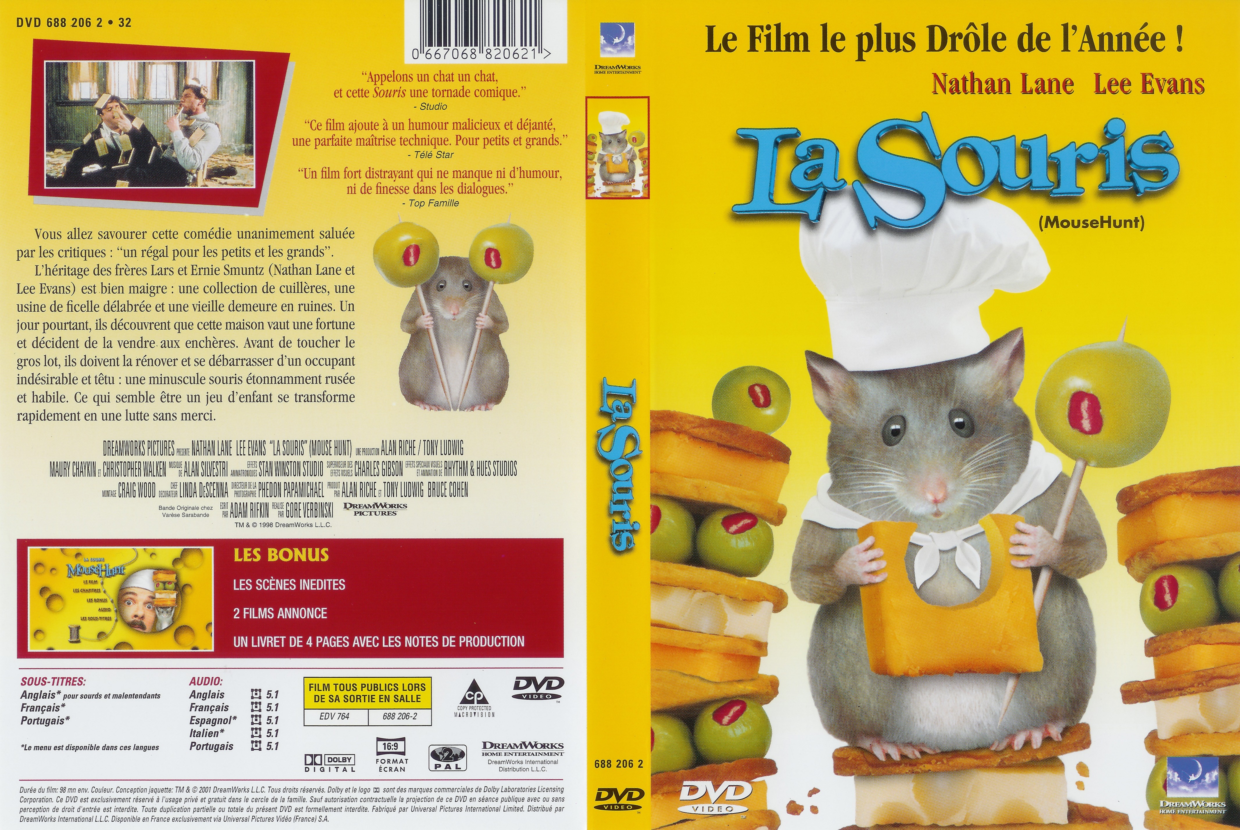 Jaquette DVD La souris