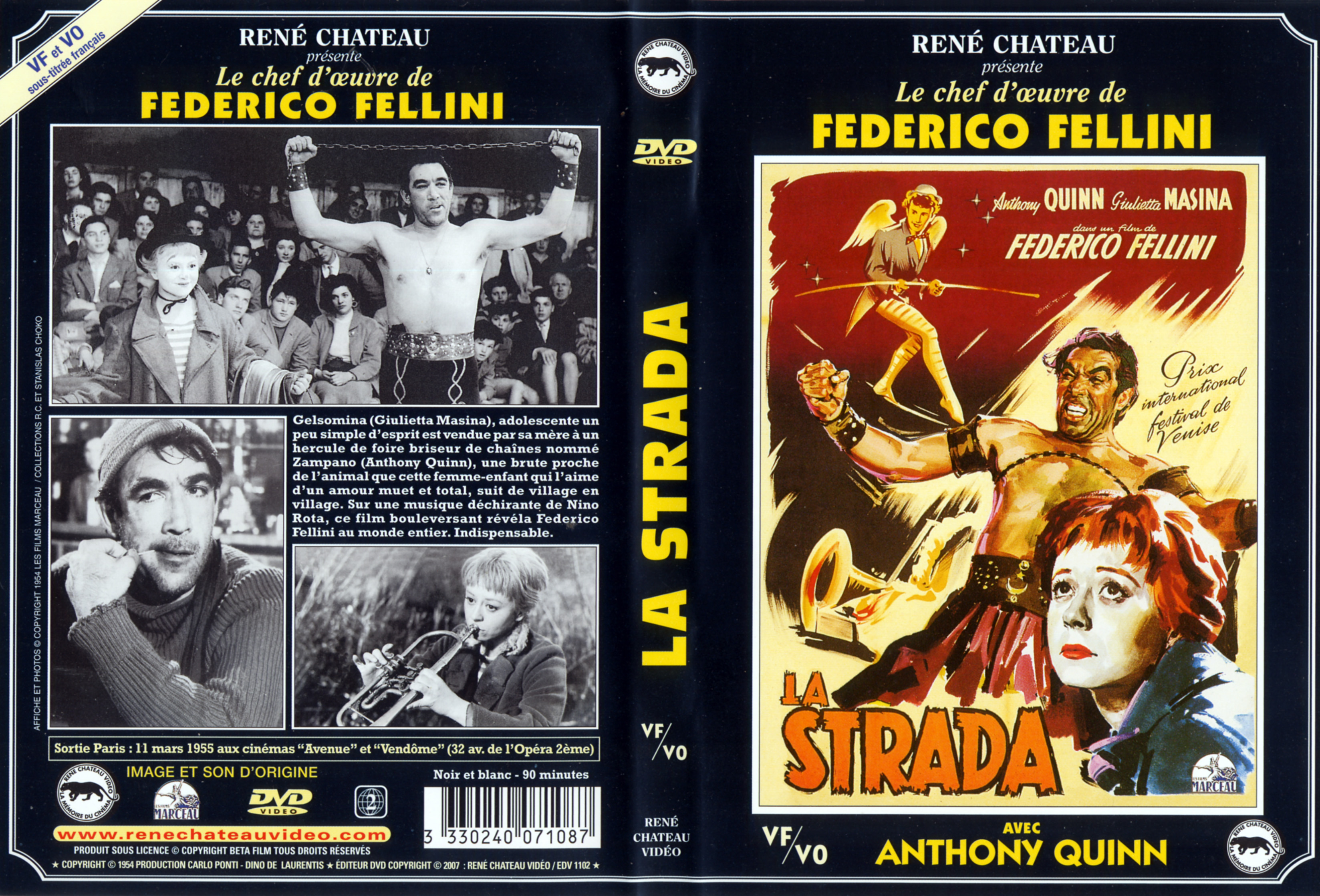 Jaquette DVD La strada