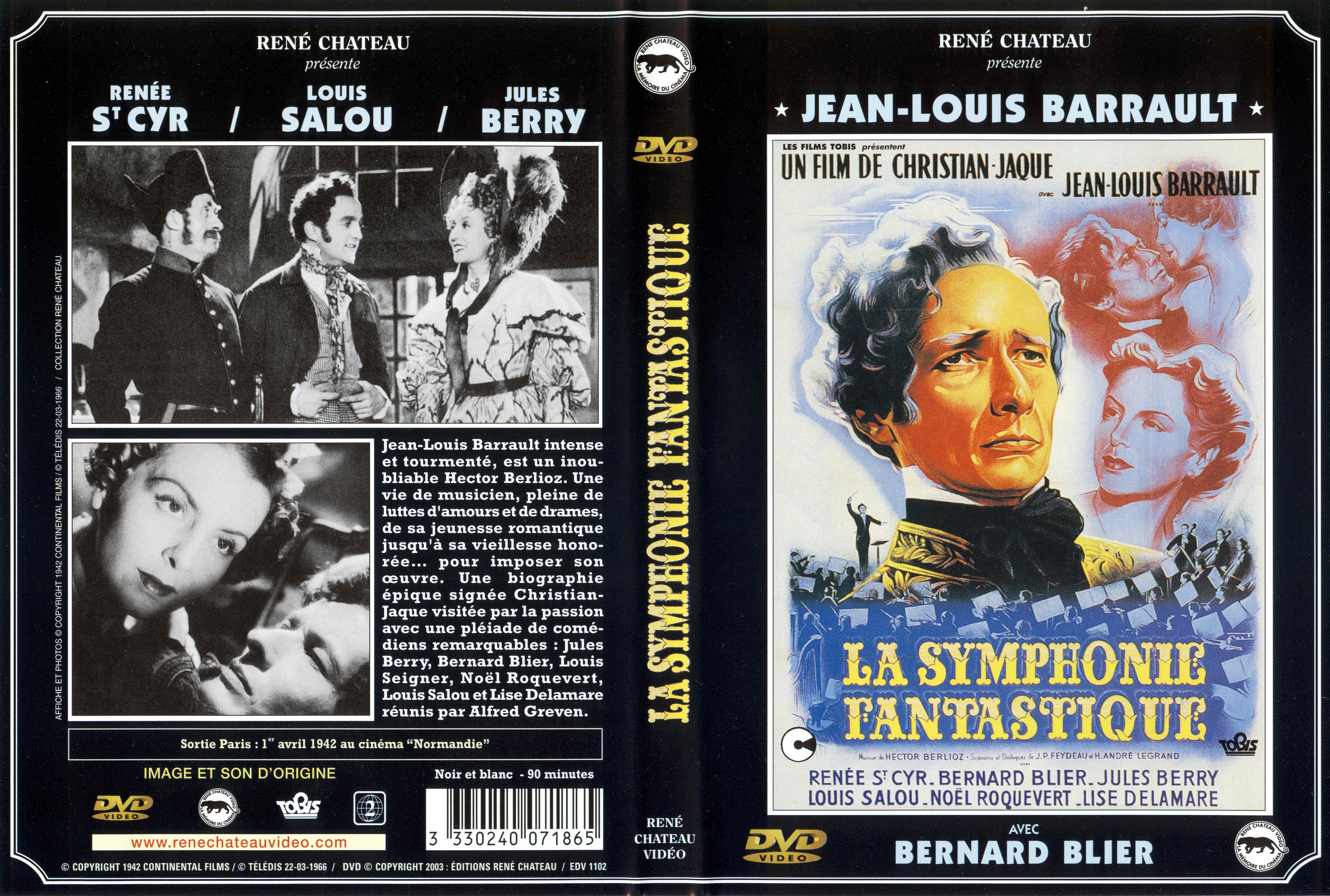 Jaquette DVD La symphonie fantastique