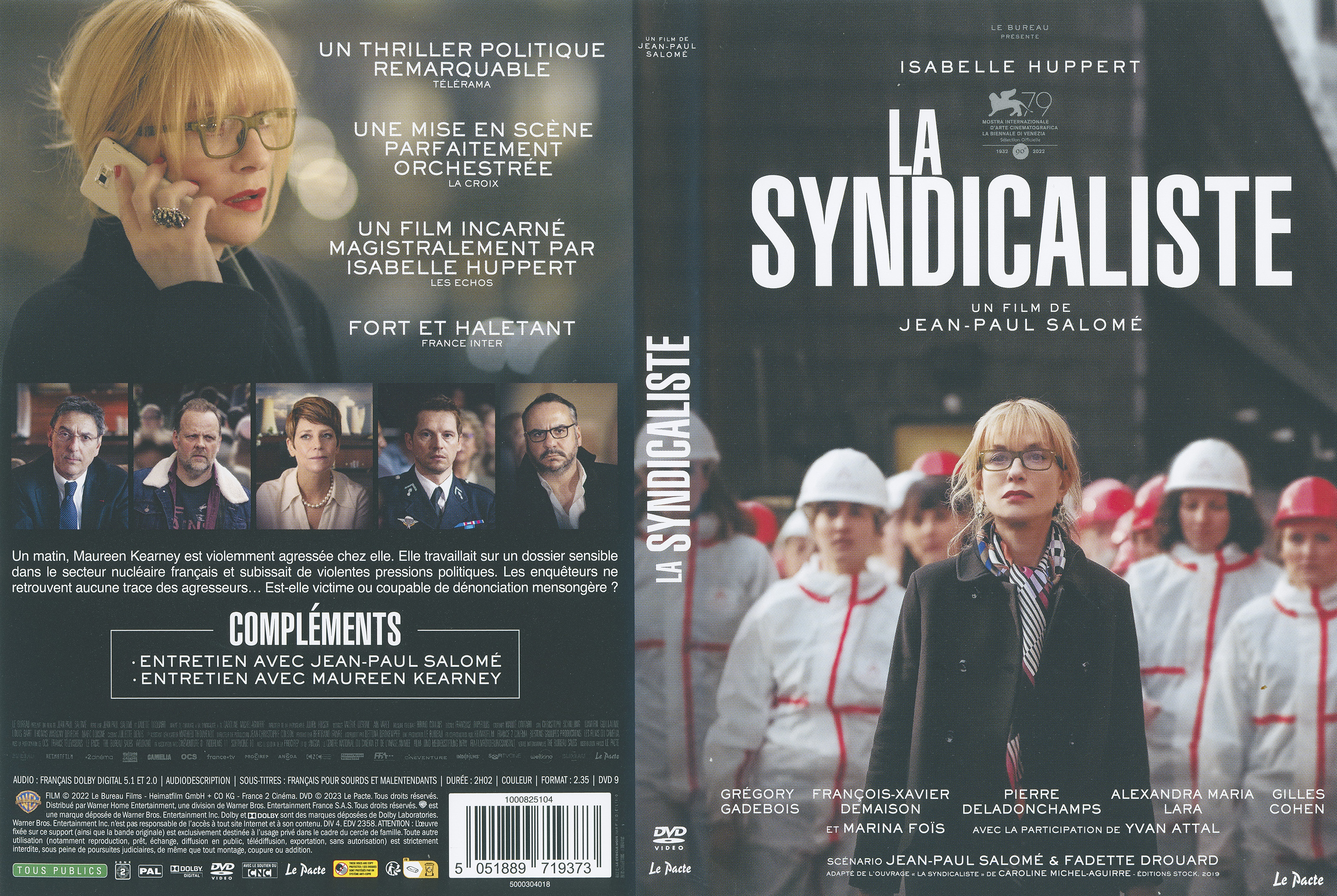 Jaquette DVD La syndicaliste