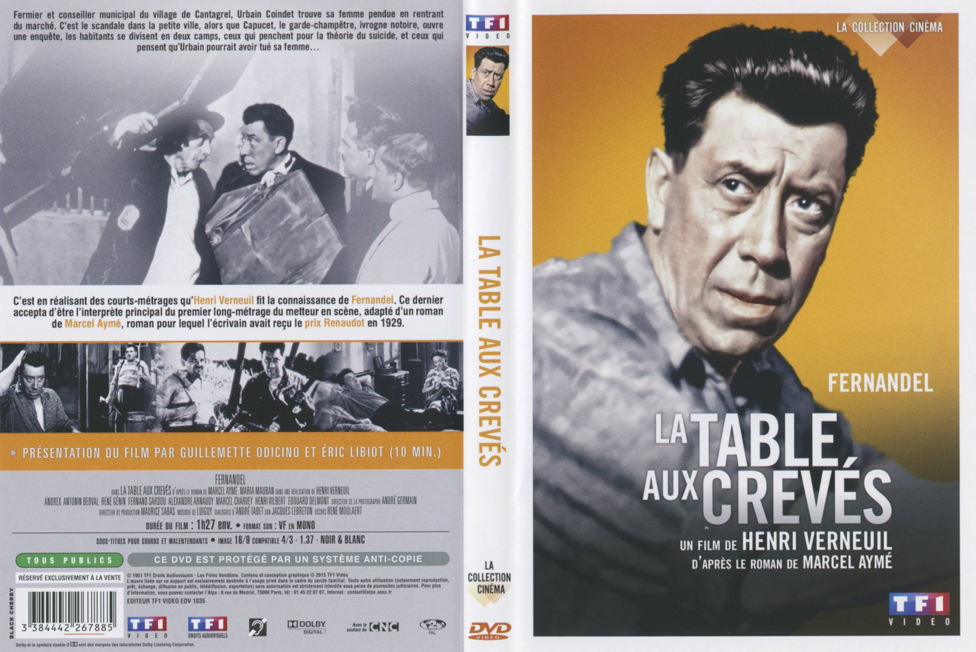 Jaquette DVD La table aux crevs v2