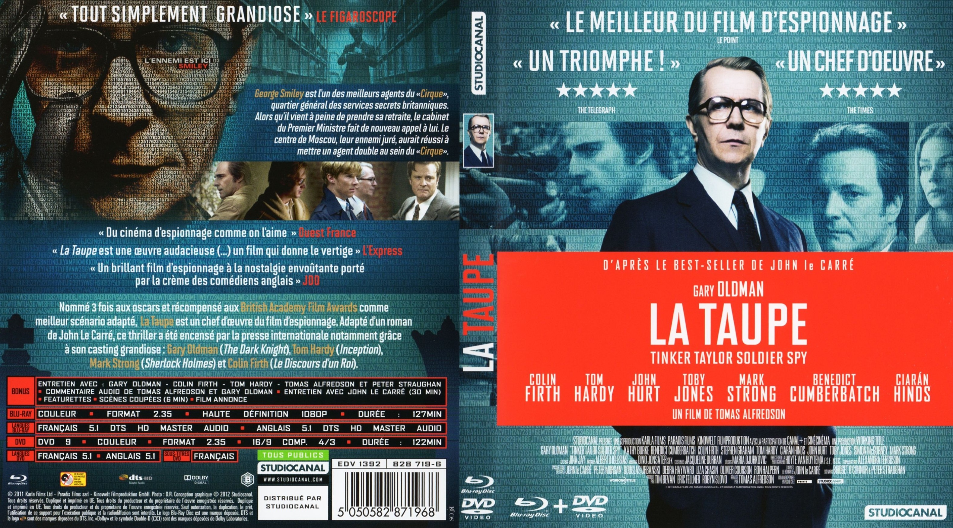 Jaquette DVD La taupe (BLU-RAY)