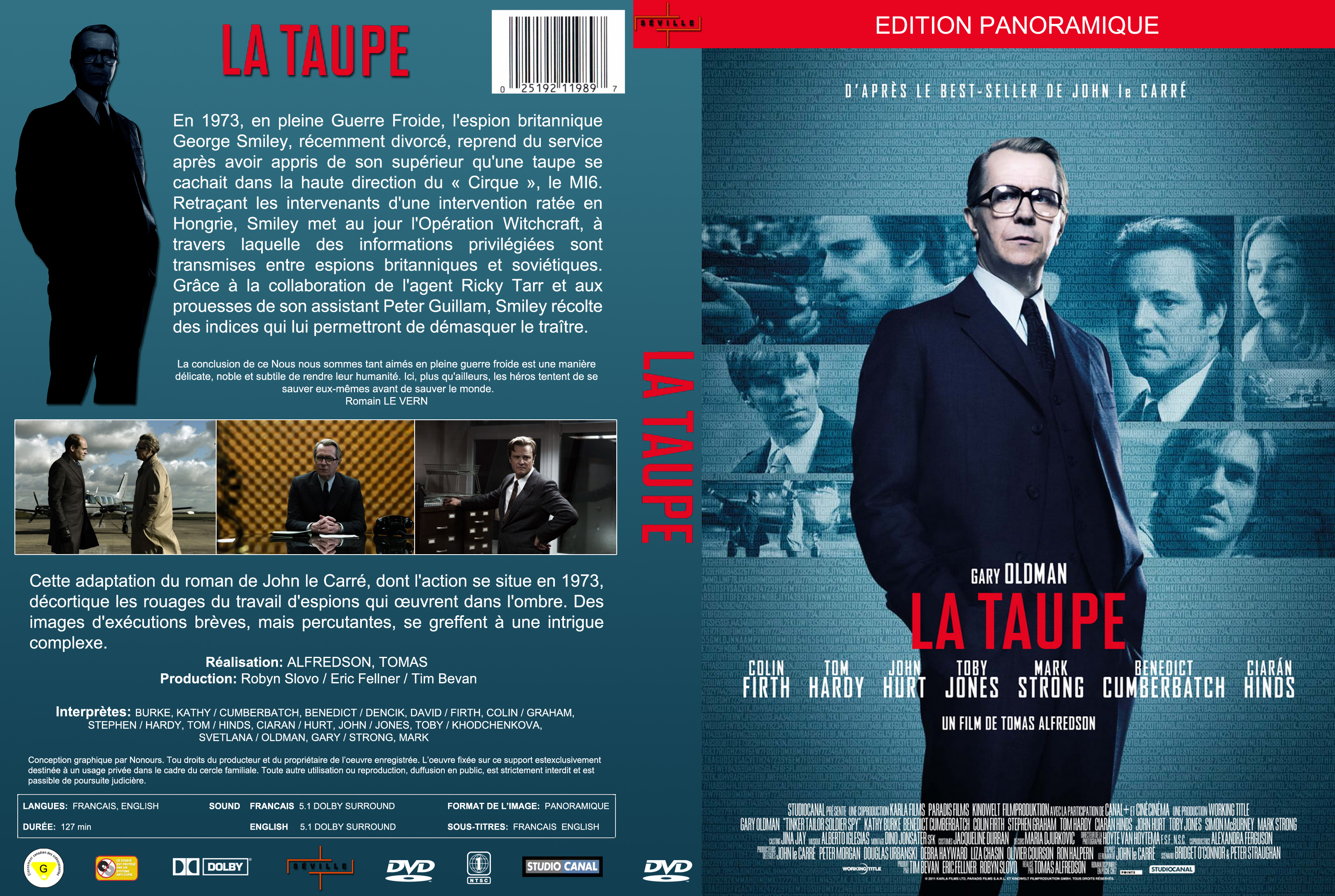 Jaquette DVD La taupe custom