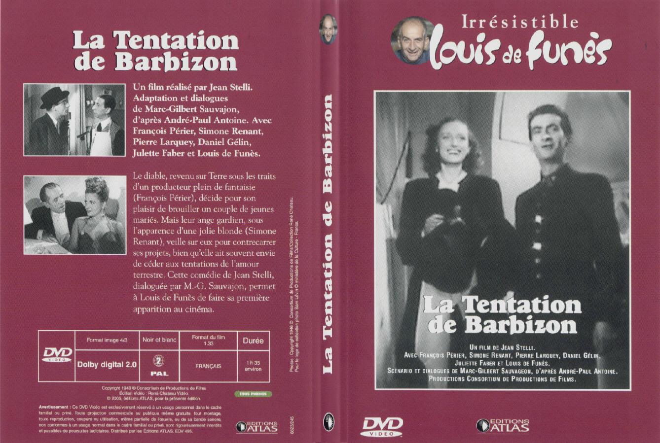 Jaquette DVD La tentation de Barbizon - SLIM
