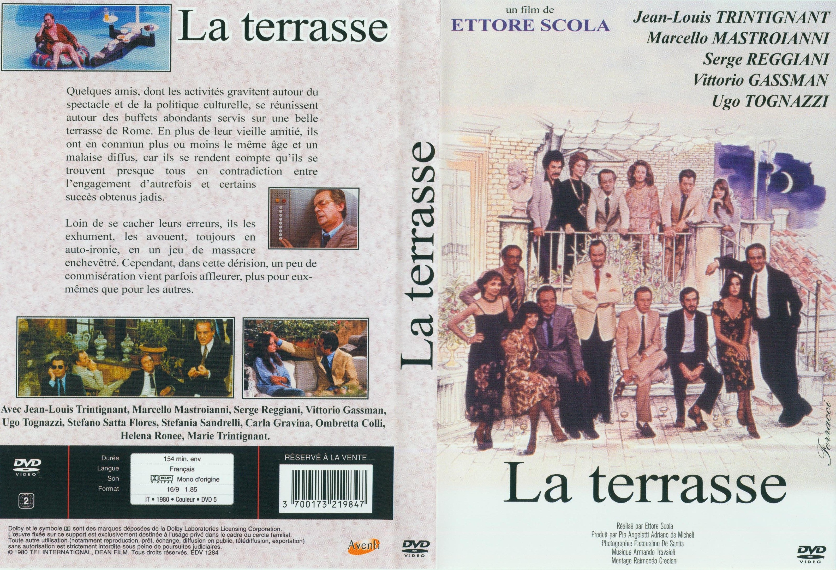 Jaquette DVD La terrasse v2
