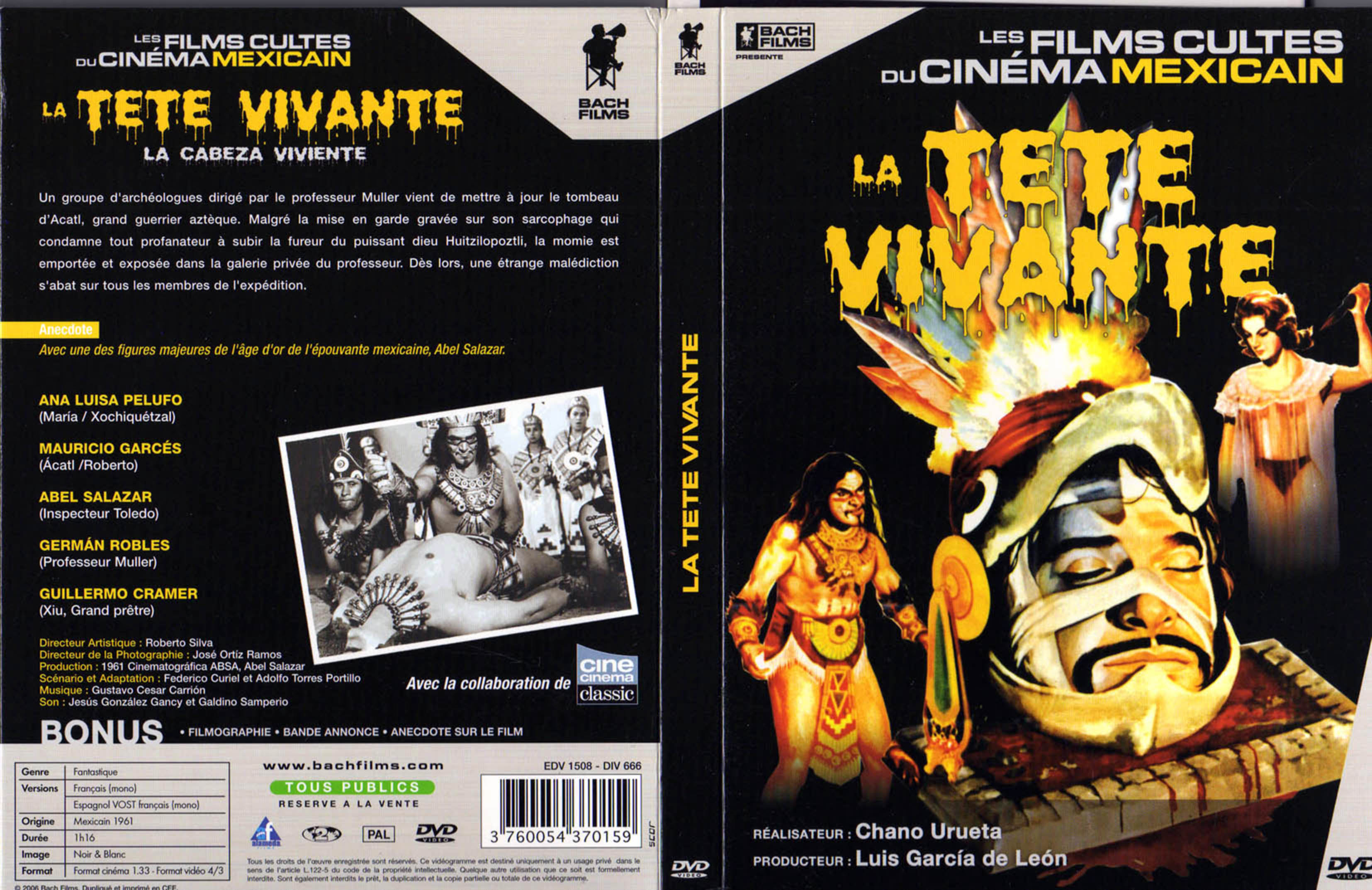 Jaquette DVD La tte vivante
