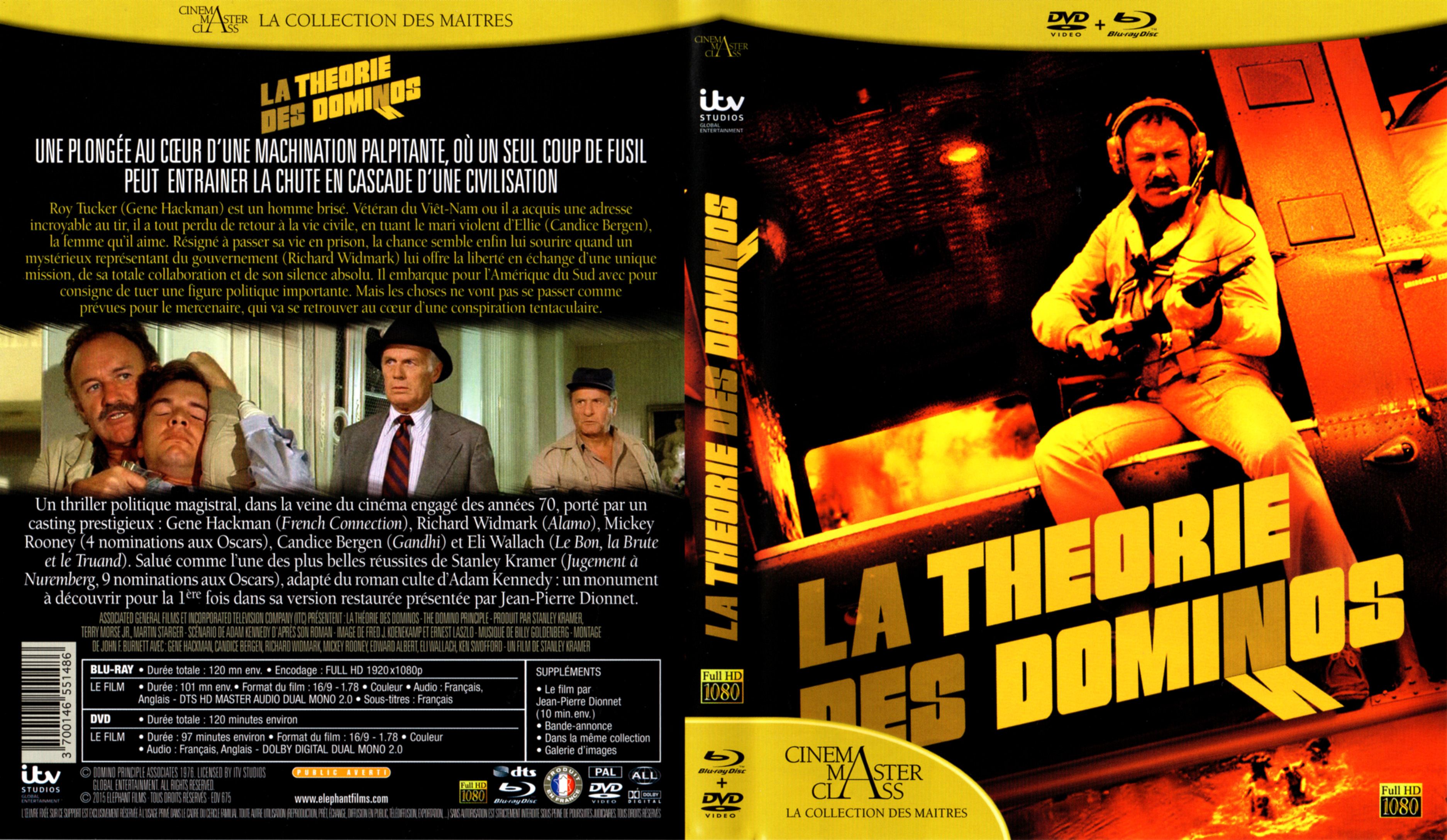 Jaquette DVD La thorie des dominos (BLU-RAY)