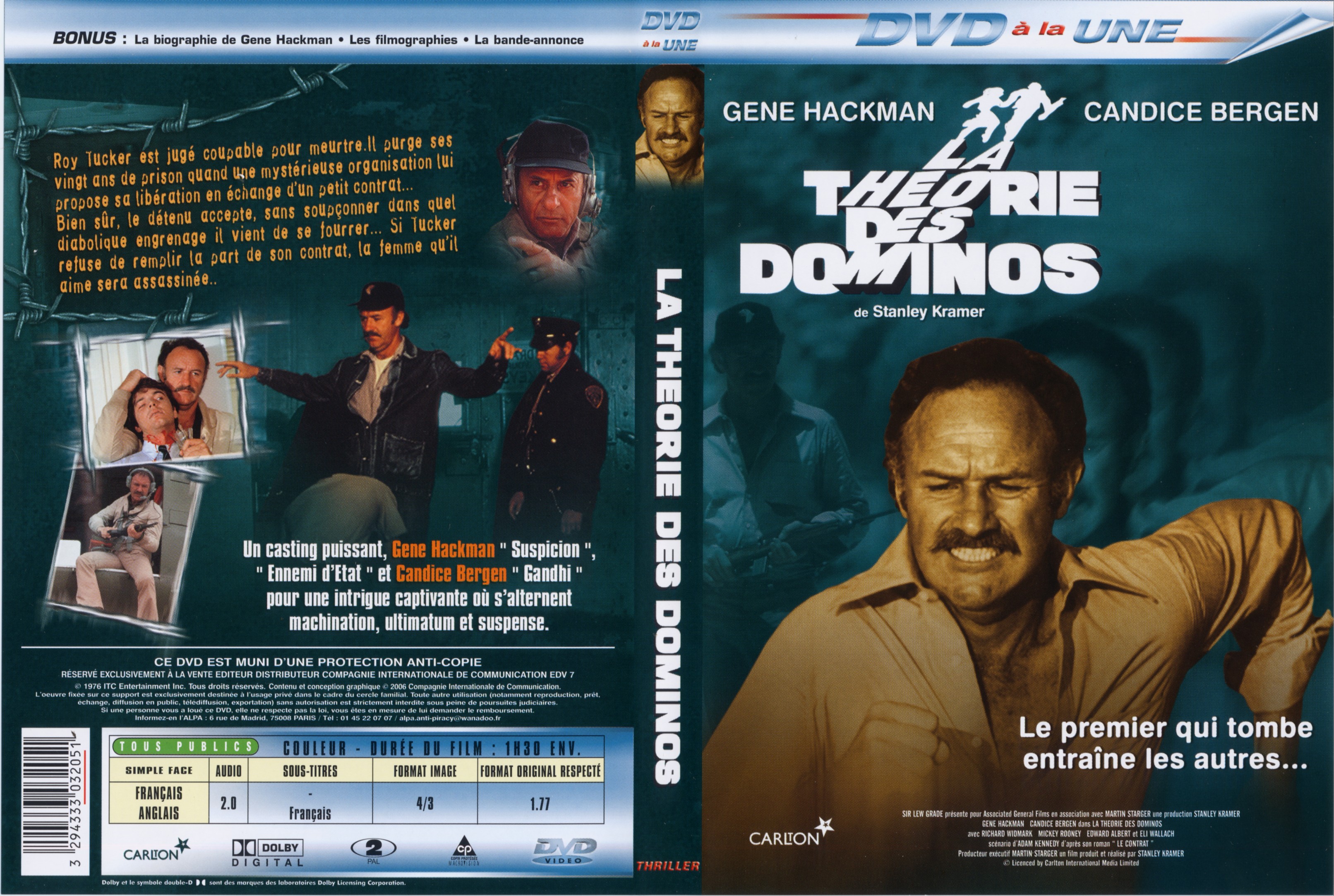 Jaquette DVD La thorie des dominos v2