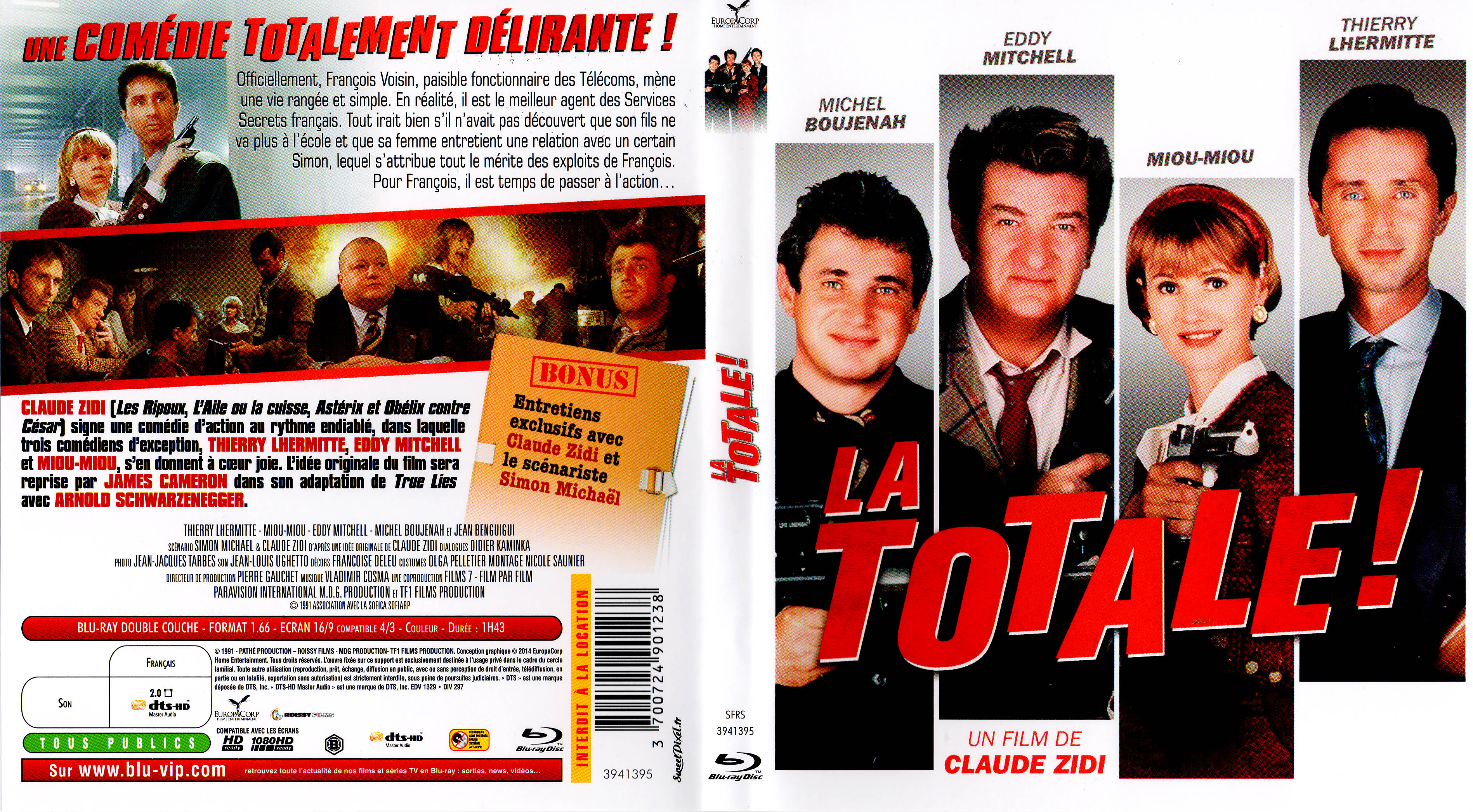 Jaquette DVD La totale (BLU-RAY)