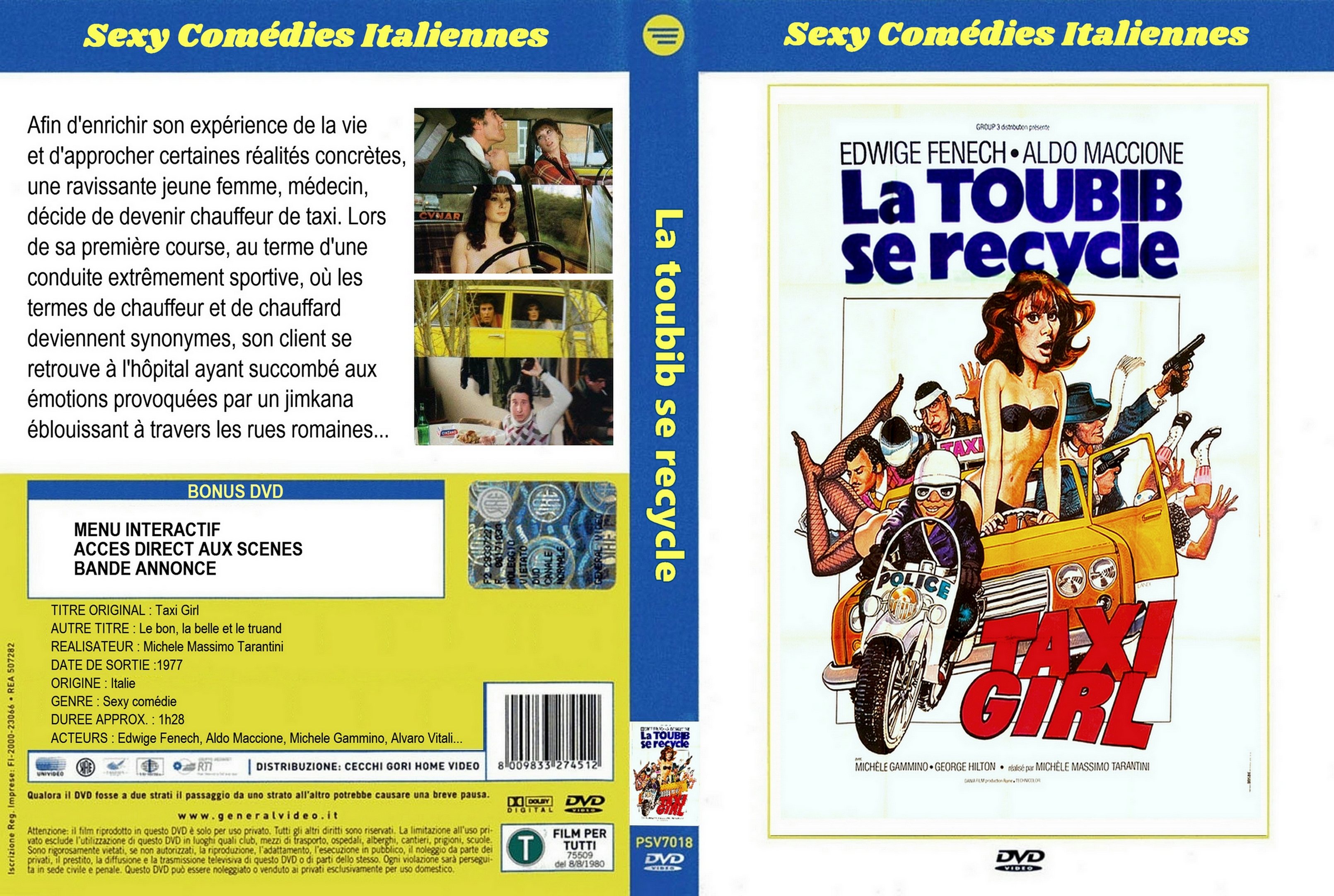 Jaquette DVD La toubib se recycle custom