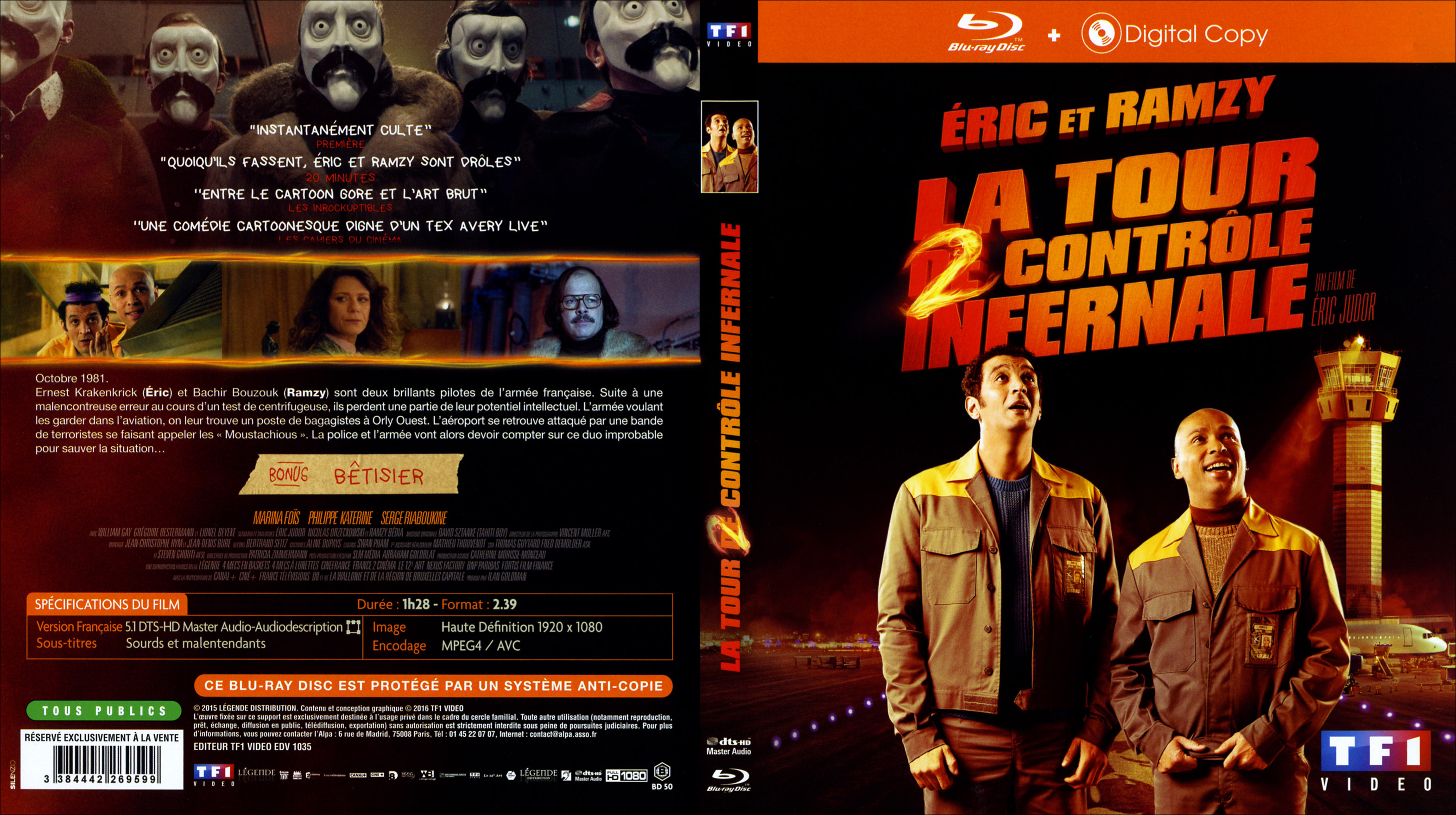 Jaquette DVD La tour 2 controle infernale (BLU-RAY)