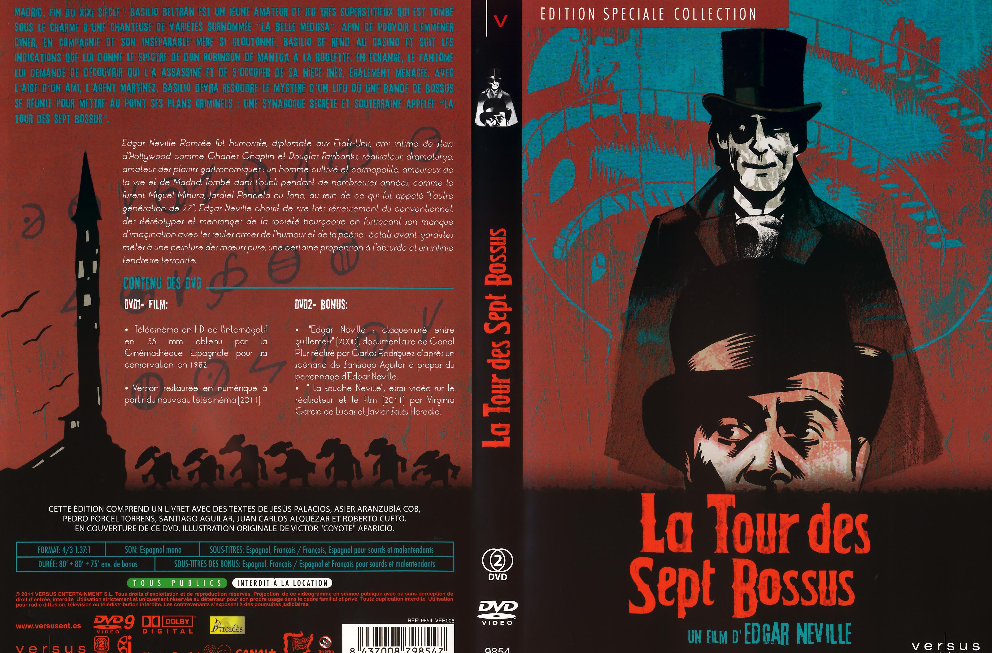 Jaquette DVD La tour des sept bossus