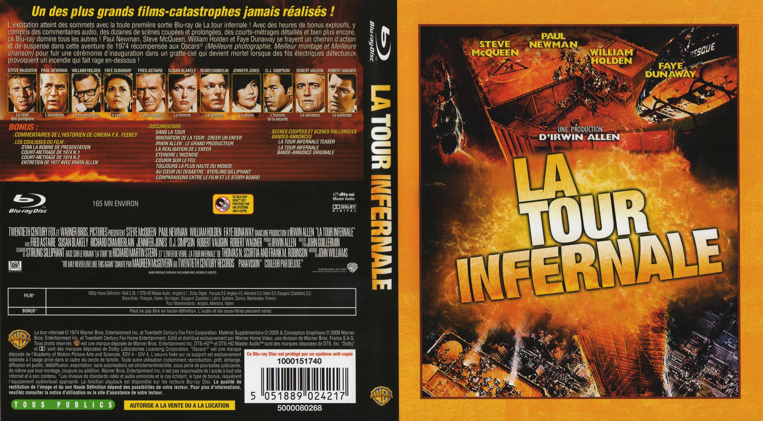 Jaquette DVD La tour infernale (BLU-RAY)