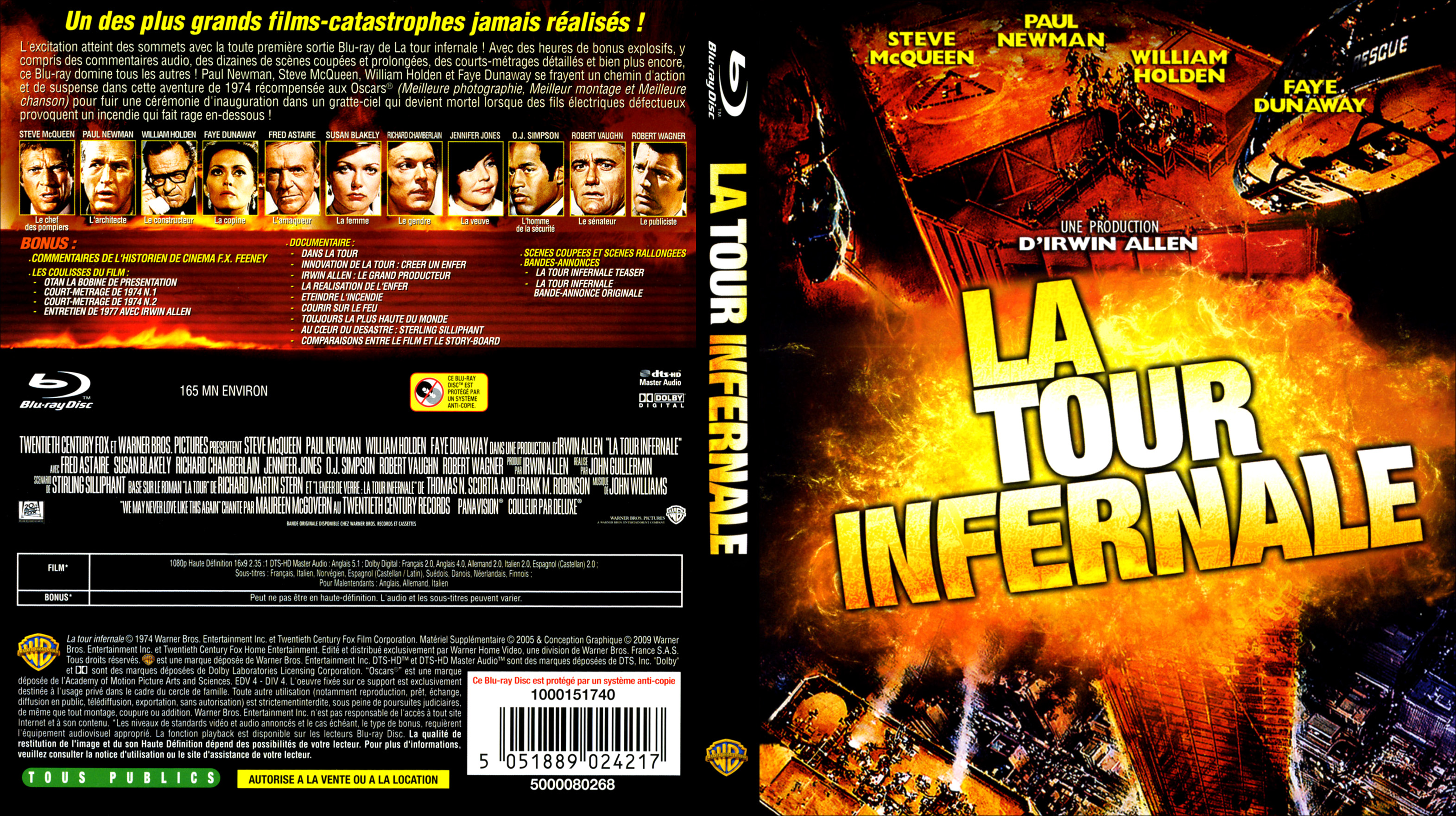 Jaquette DVD La tour infernale (BLU-RAY) v2