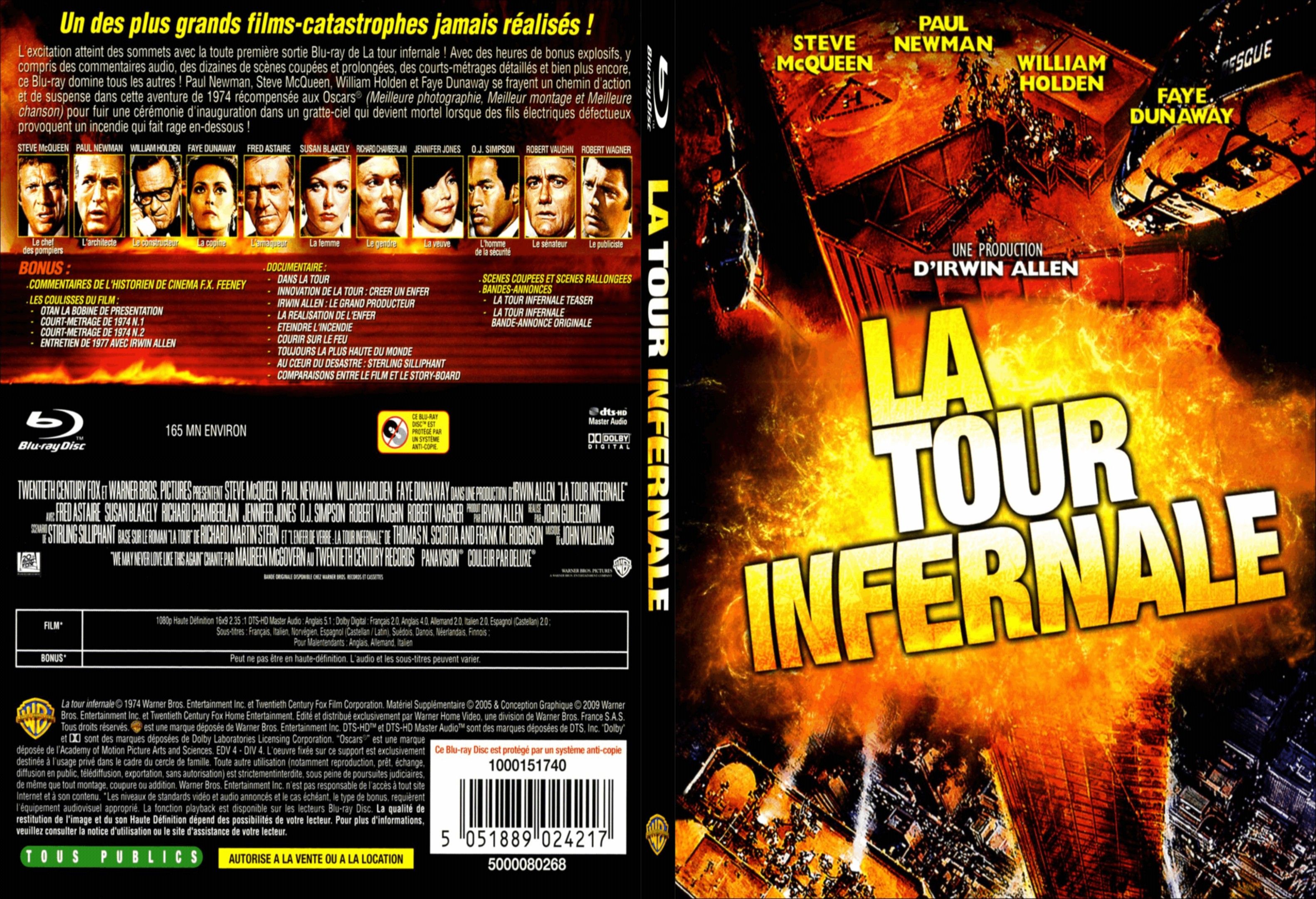 Jaquette DVD La tour infernale - SLIM