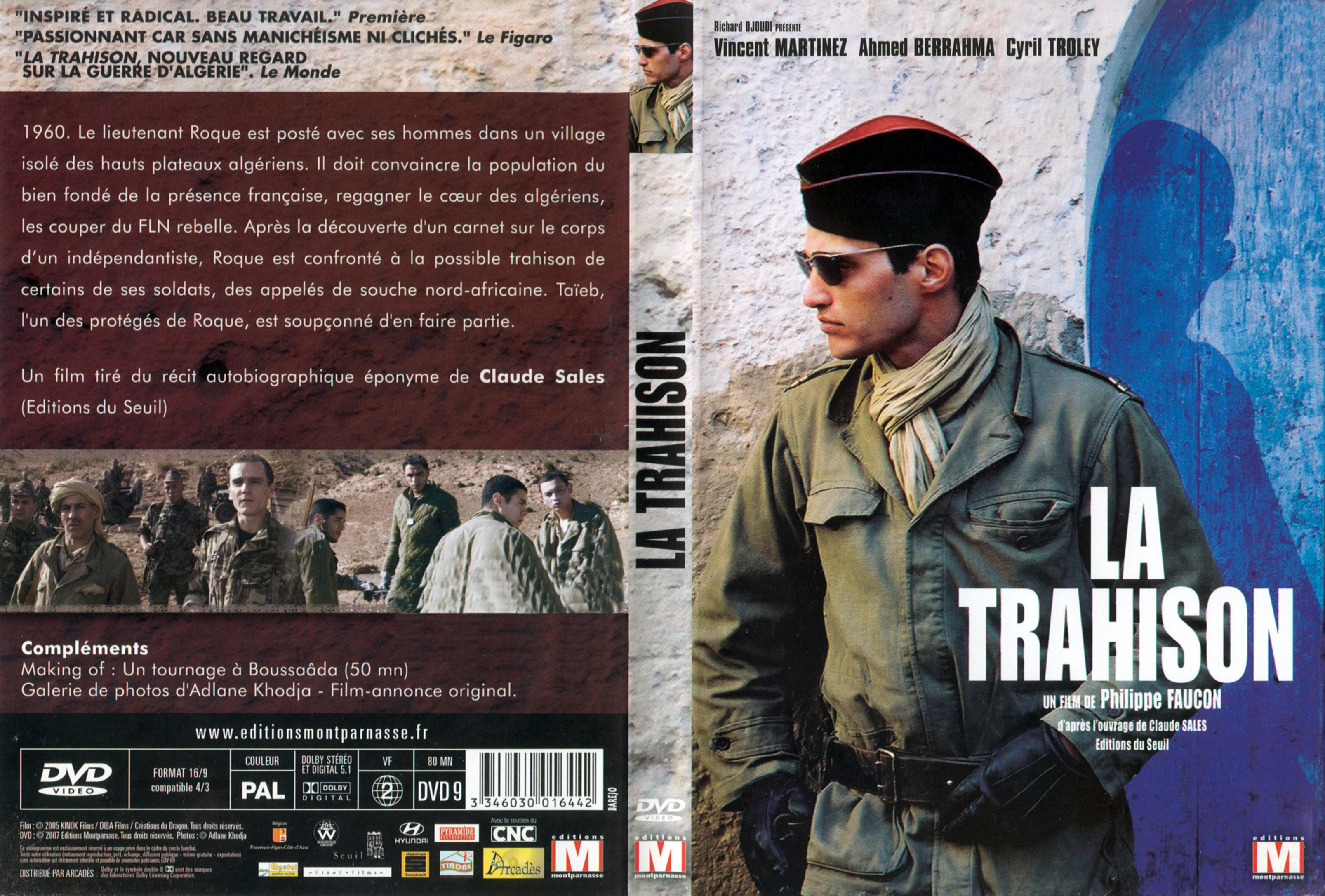 Jaquette DVD La trahison (2005)