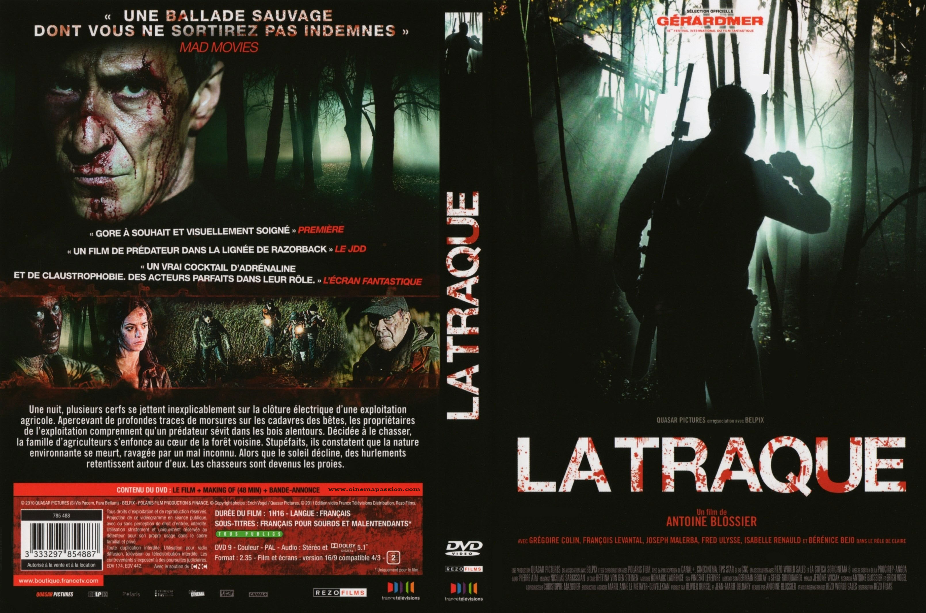 Jaquette DVD La traque