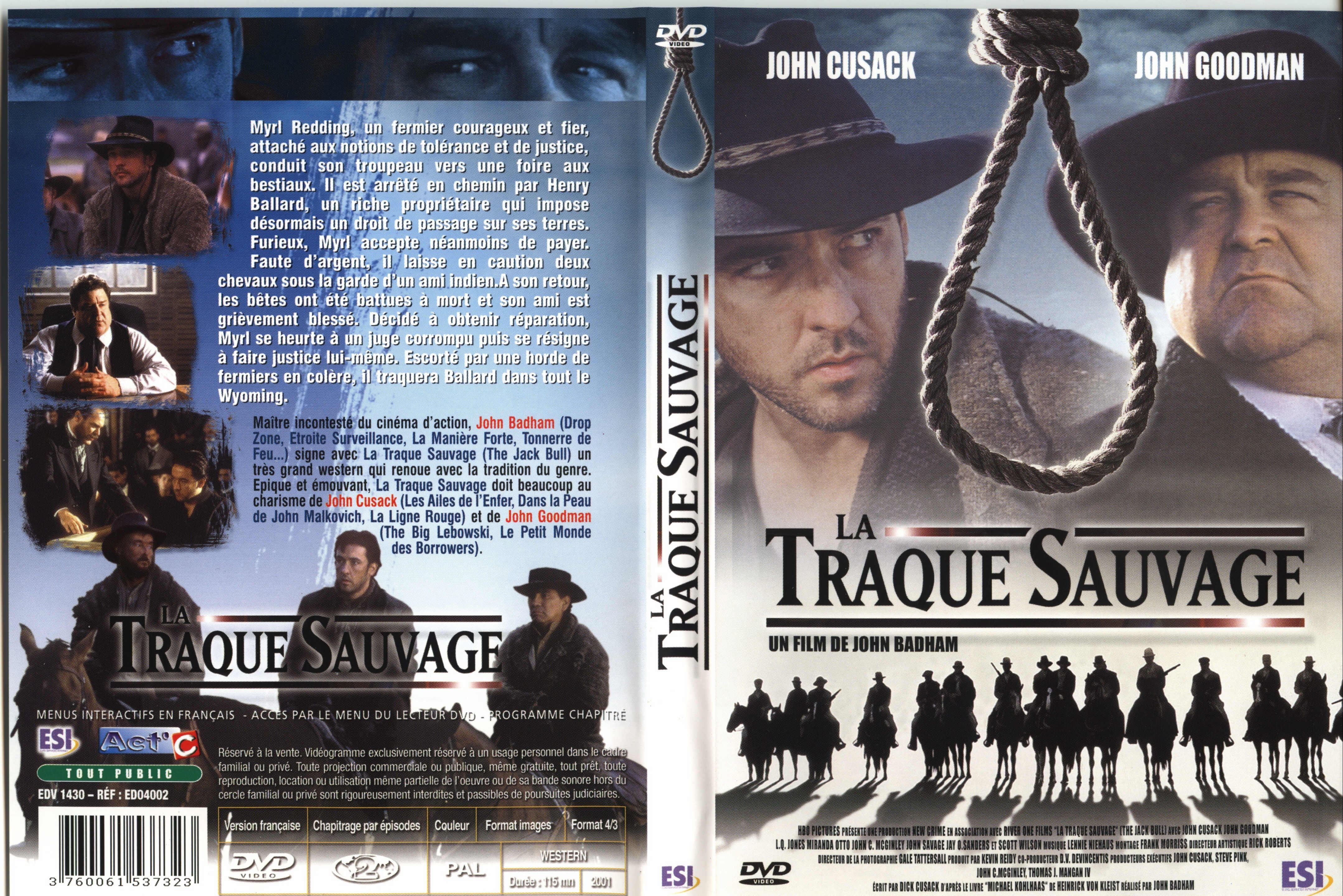 Jaquette DVD La traque sauvage