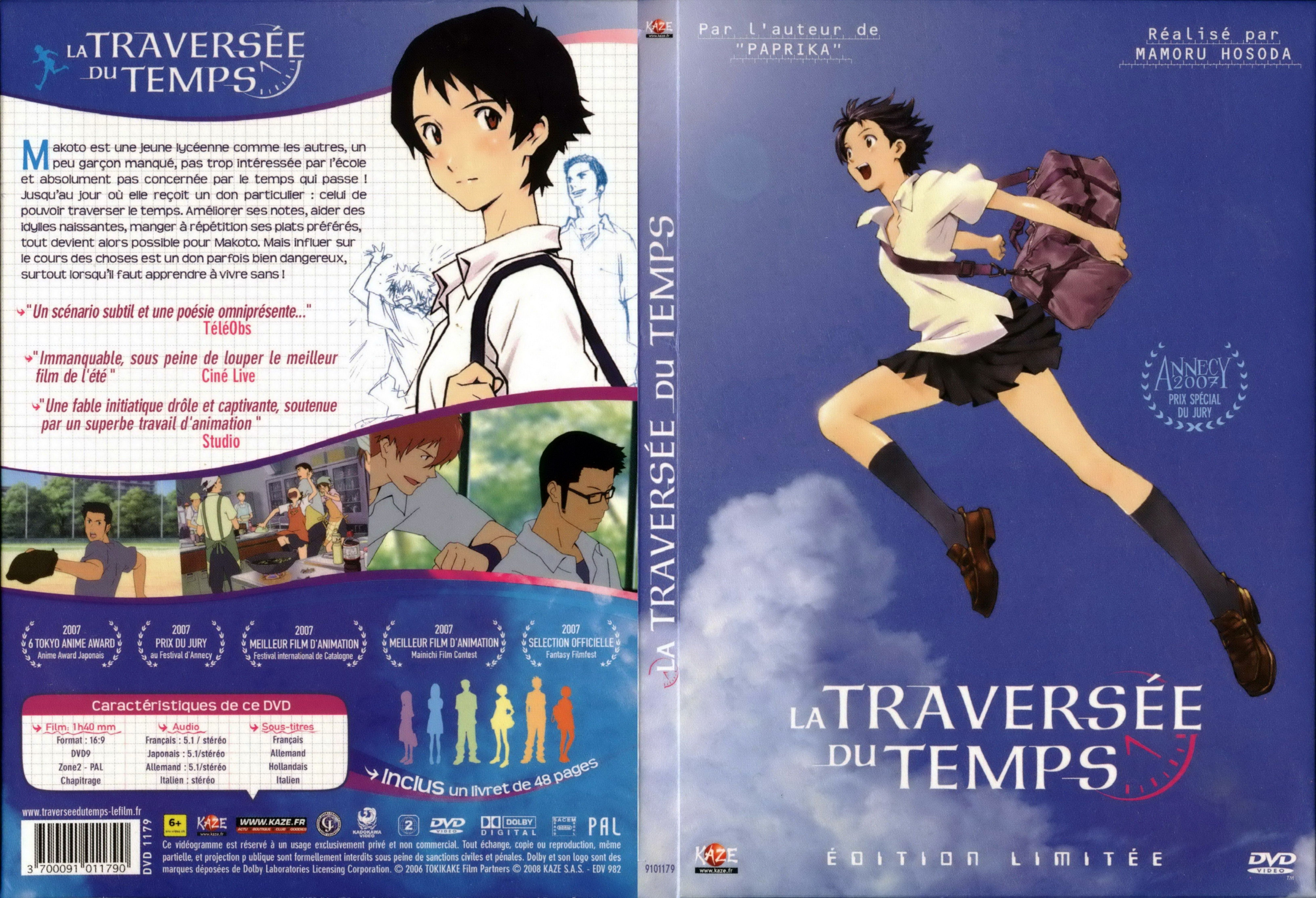 Jaquette DVD La traverse du temps