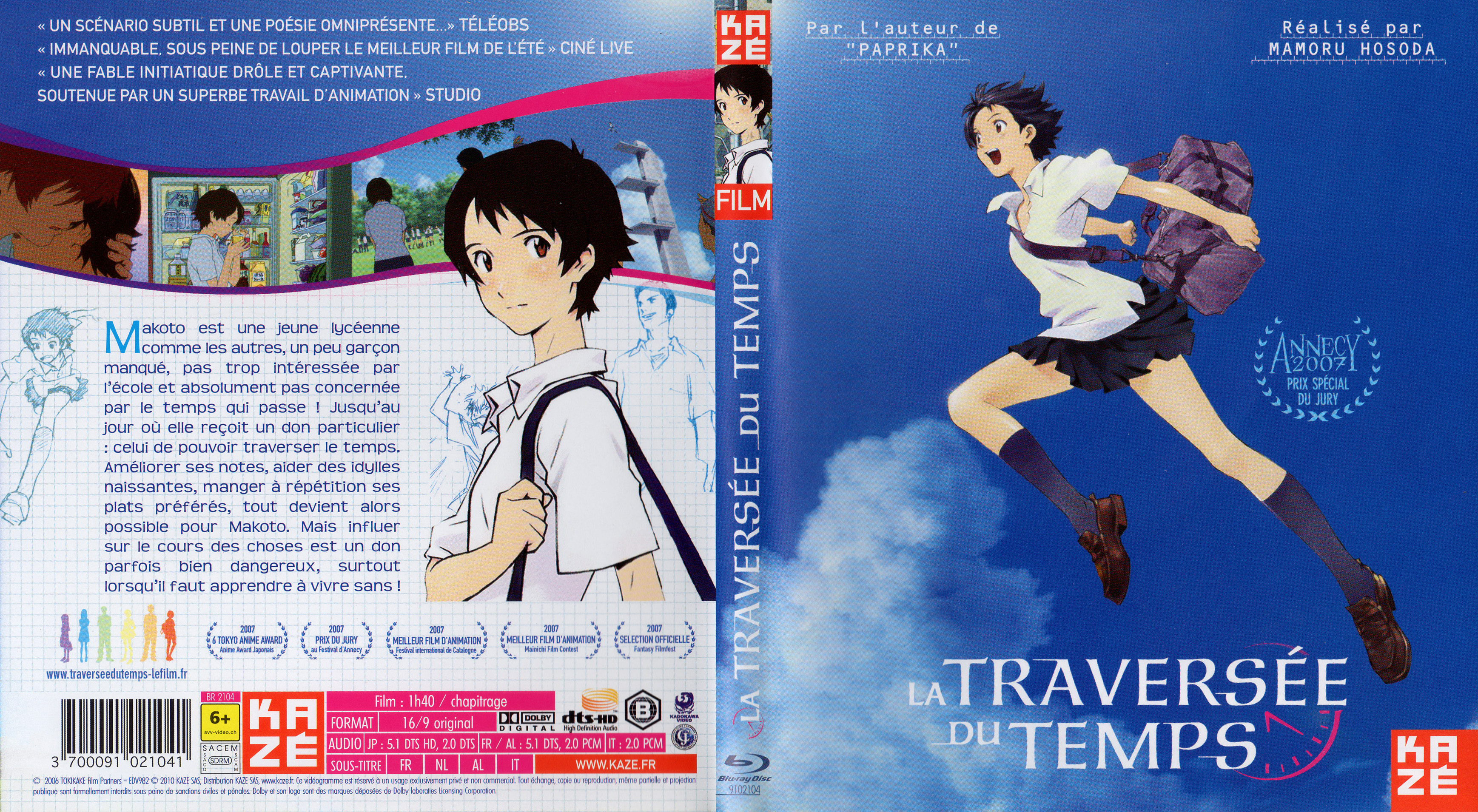 Jaquette DVD La traverse du temps (BLU-RAY)