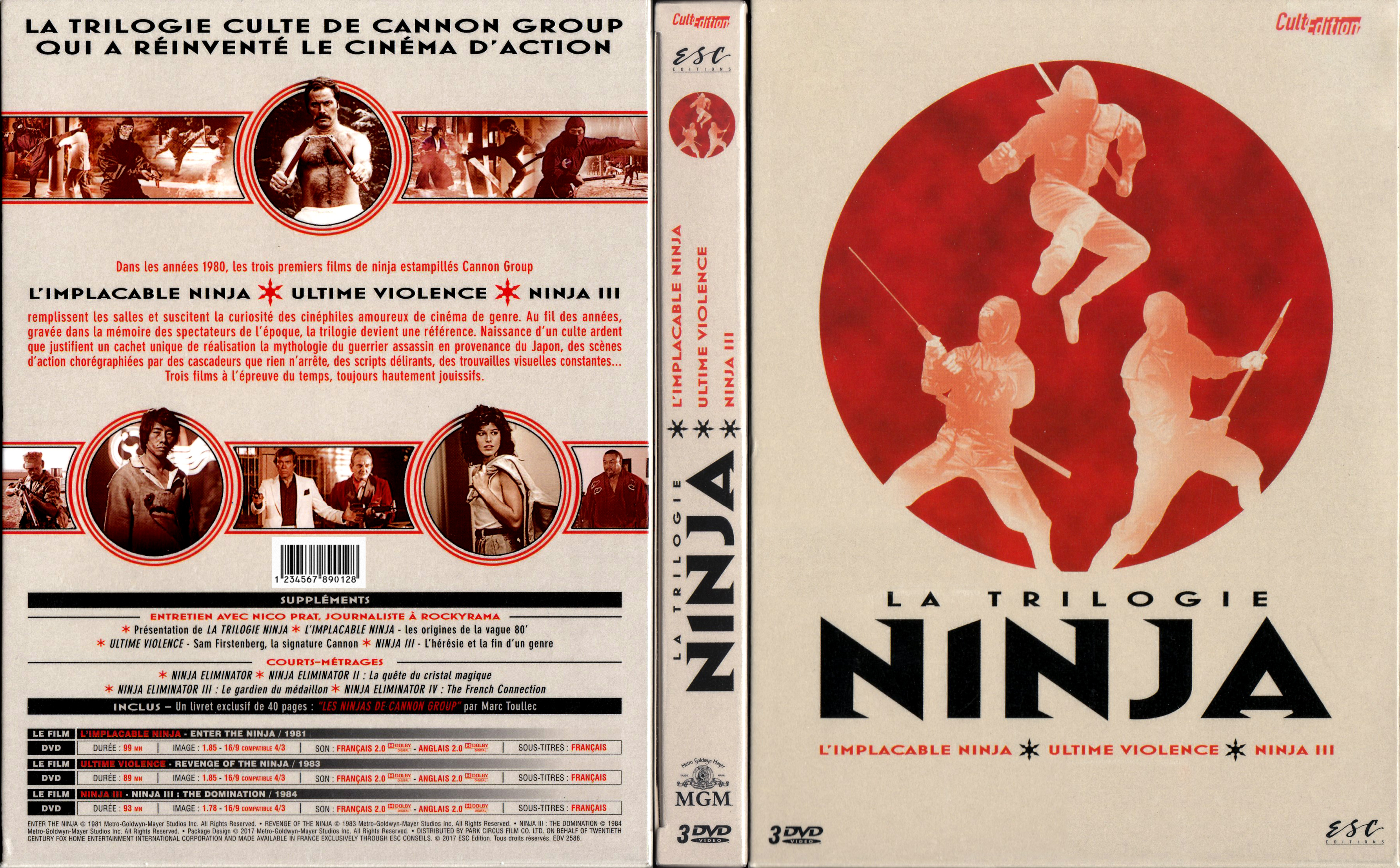 Jaquette DVD La trilogie Ninja