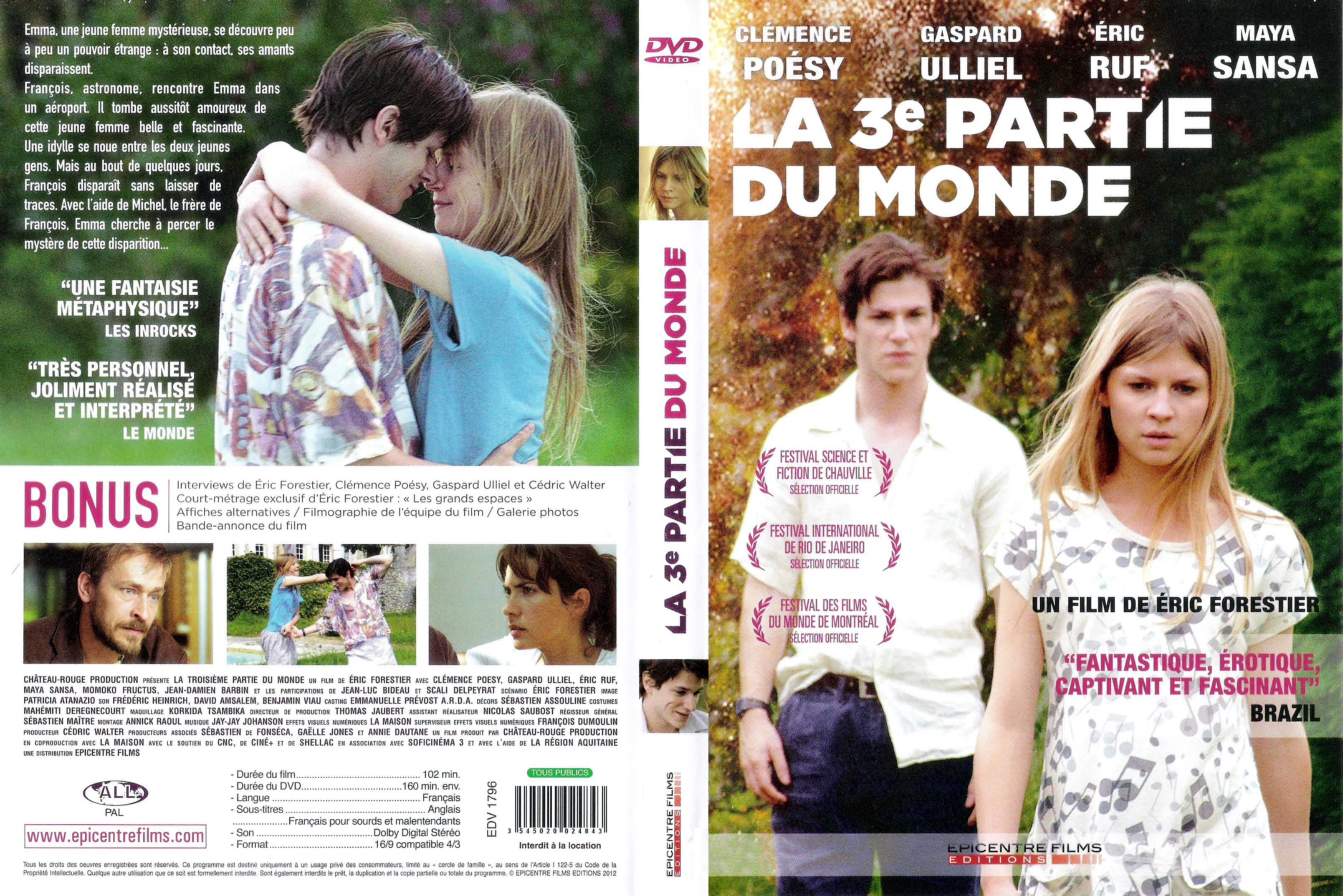 Jaquette DVD La troisime partie du monde