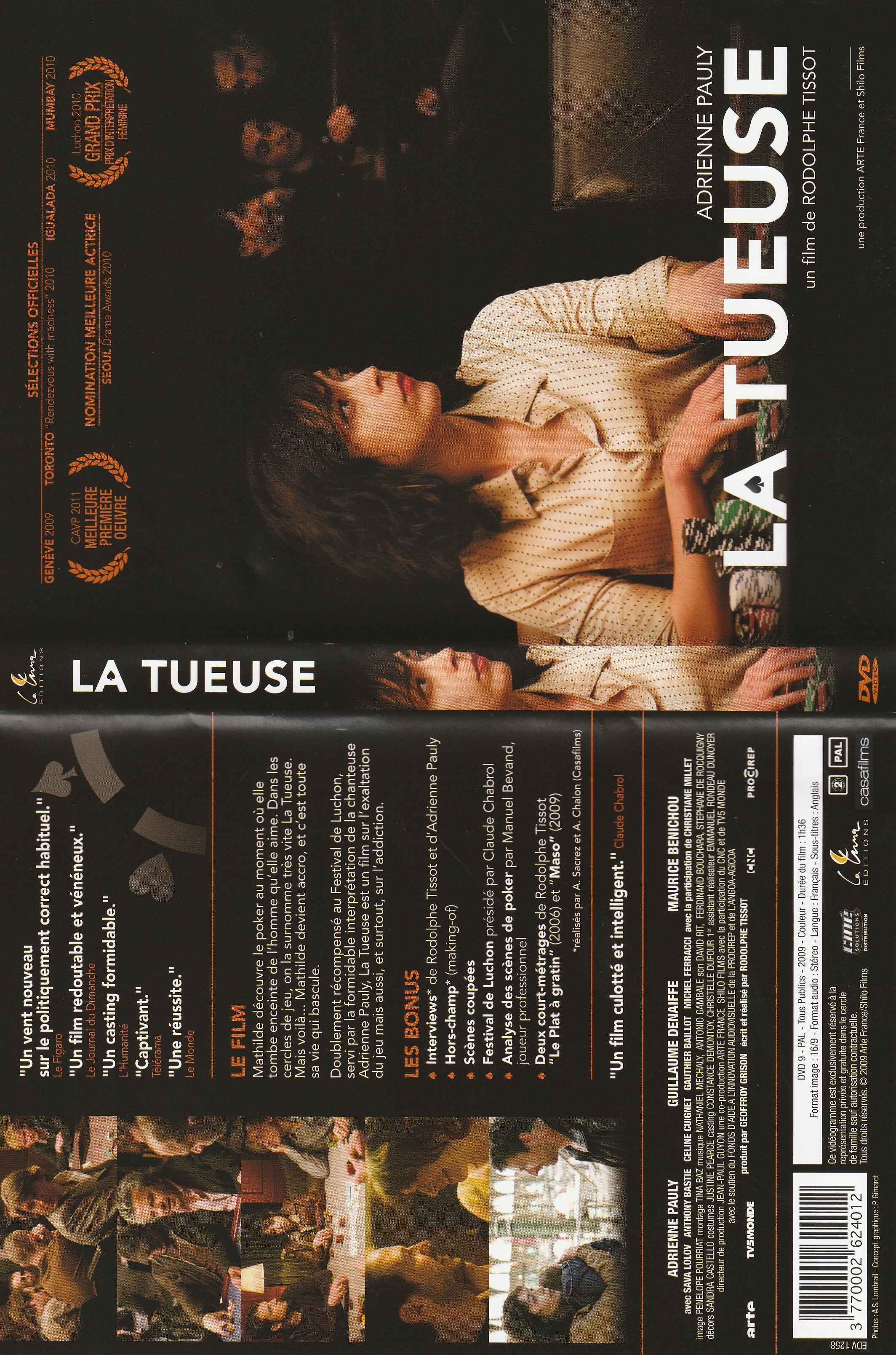 Jaquette DVD La tueuse (2009)