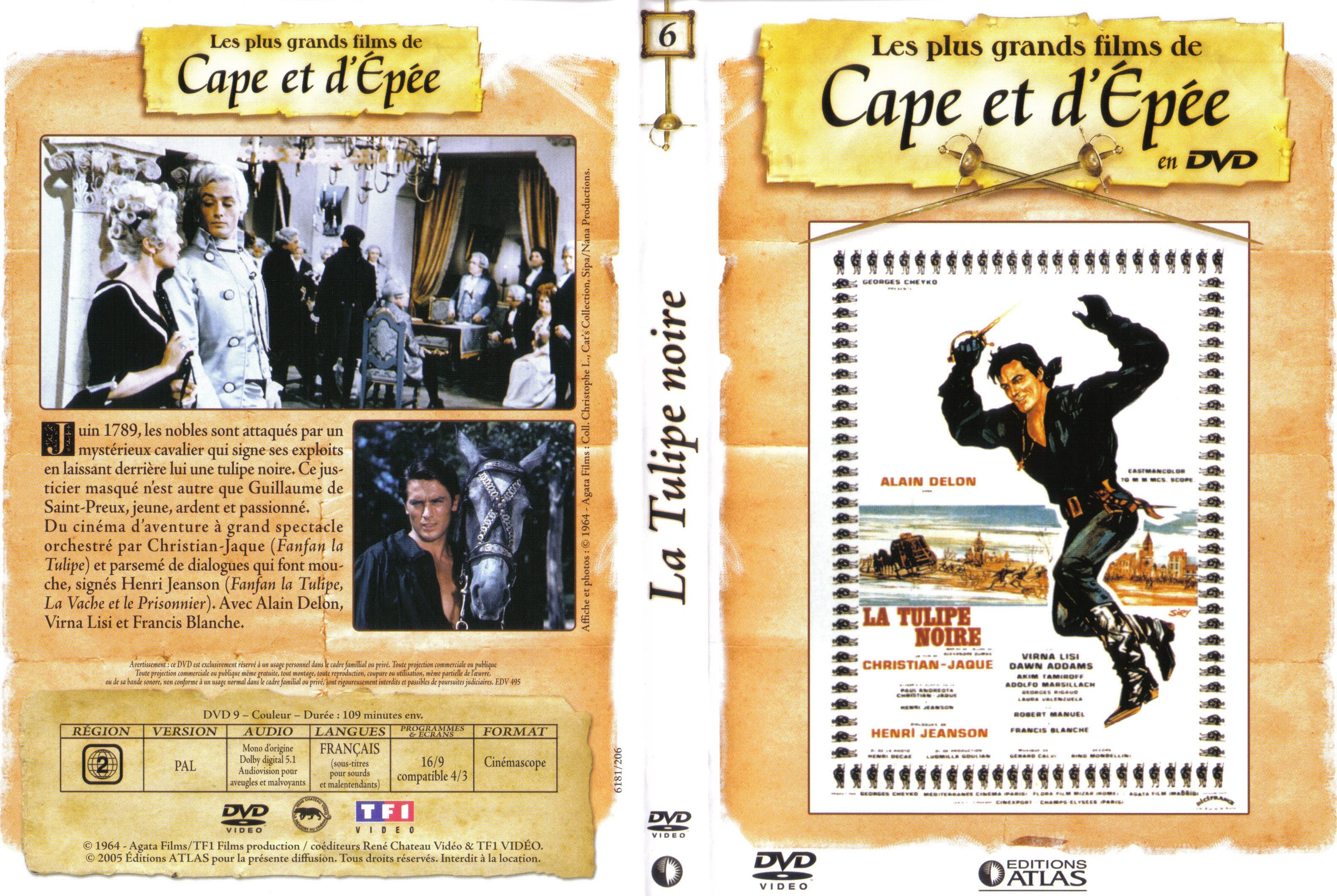 Jaquette DVD La tulipe noire