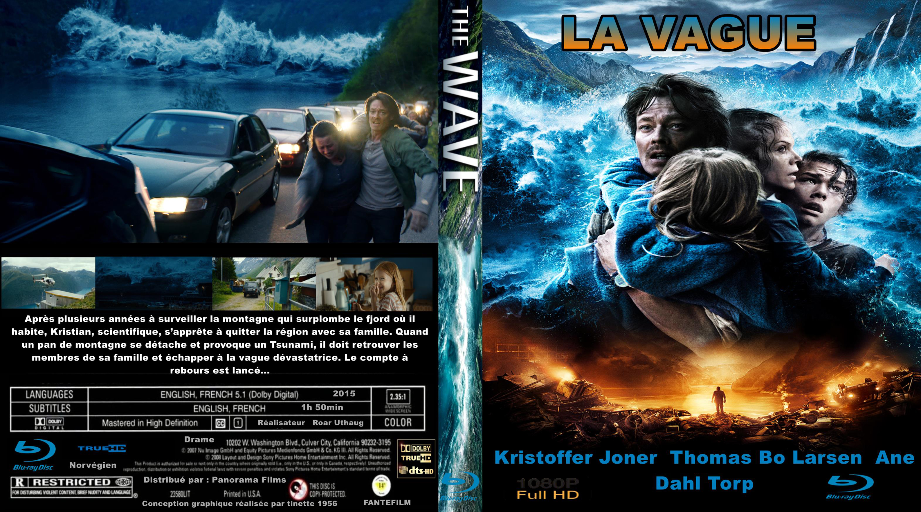 Jaquette DVD La vague (2015) custom (BLU-RAY)