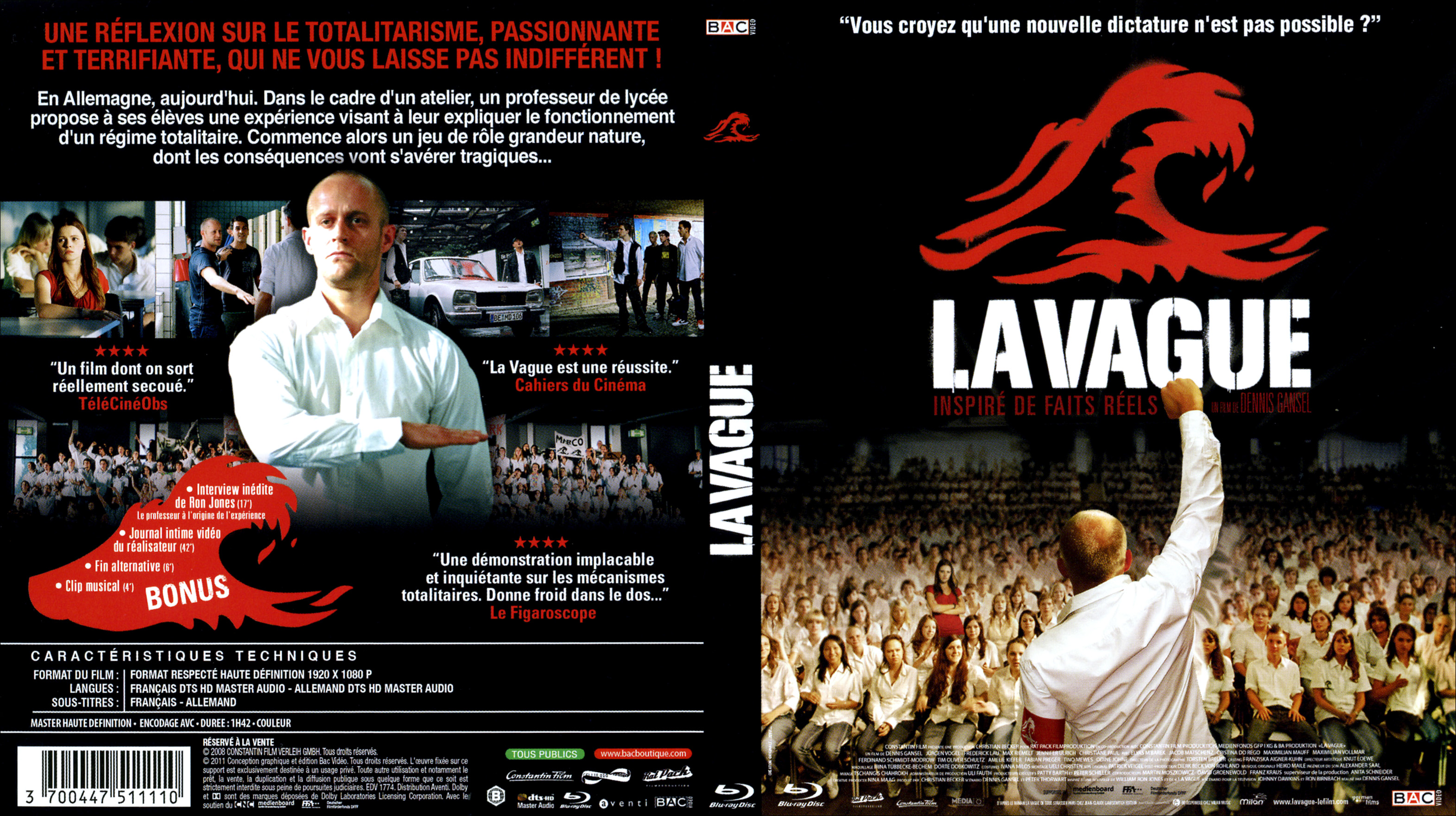 Jaquette DVD La vague (BLU-RAY)