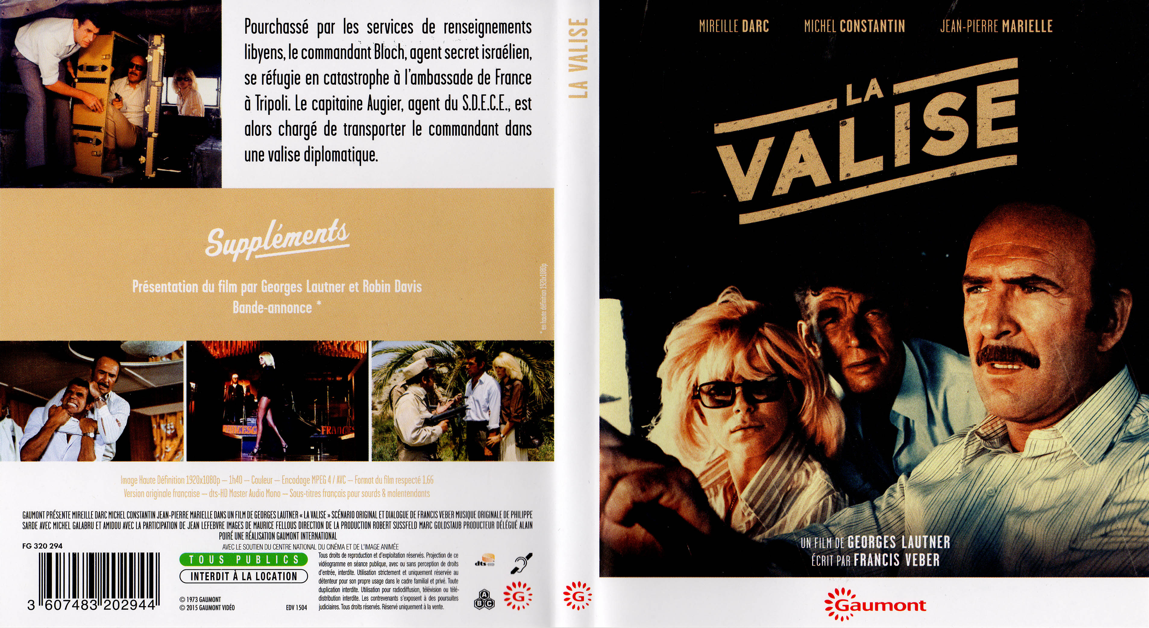 Jaquette DVD La valise (BLU-RAY)