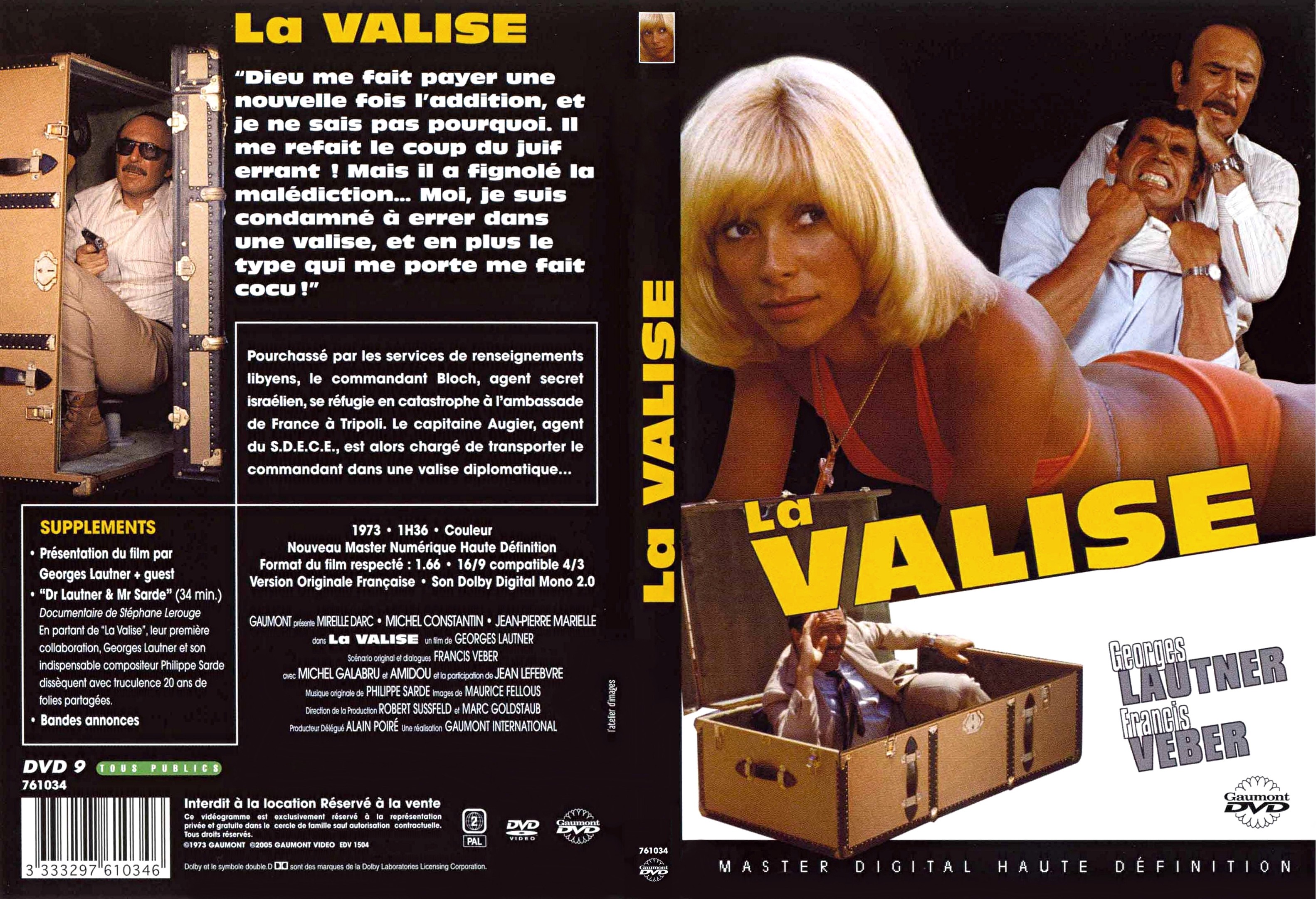 Jaquette DVD La valise - SLIM