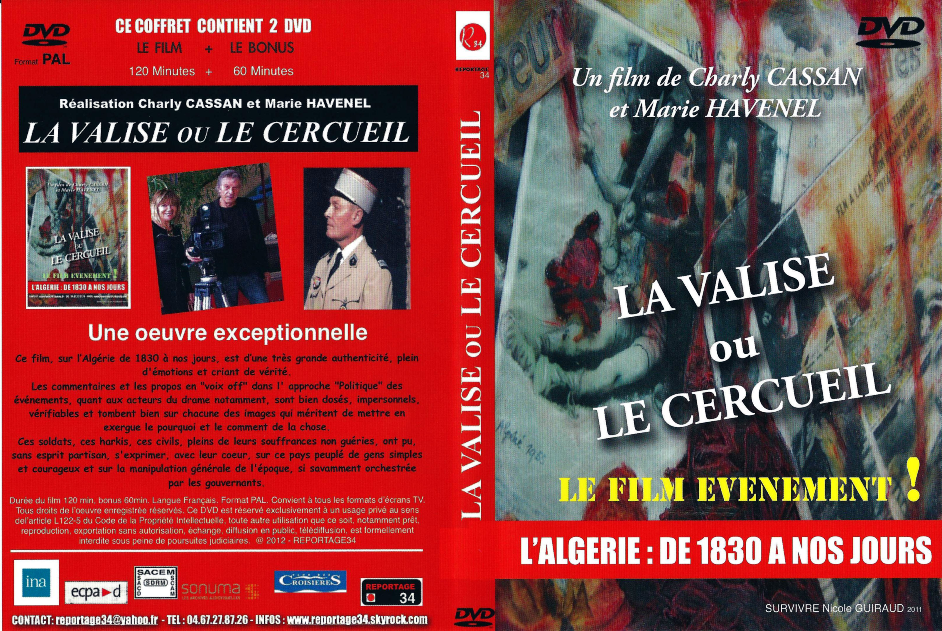 Jaquette DVD La valise ou le cercueil